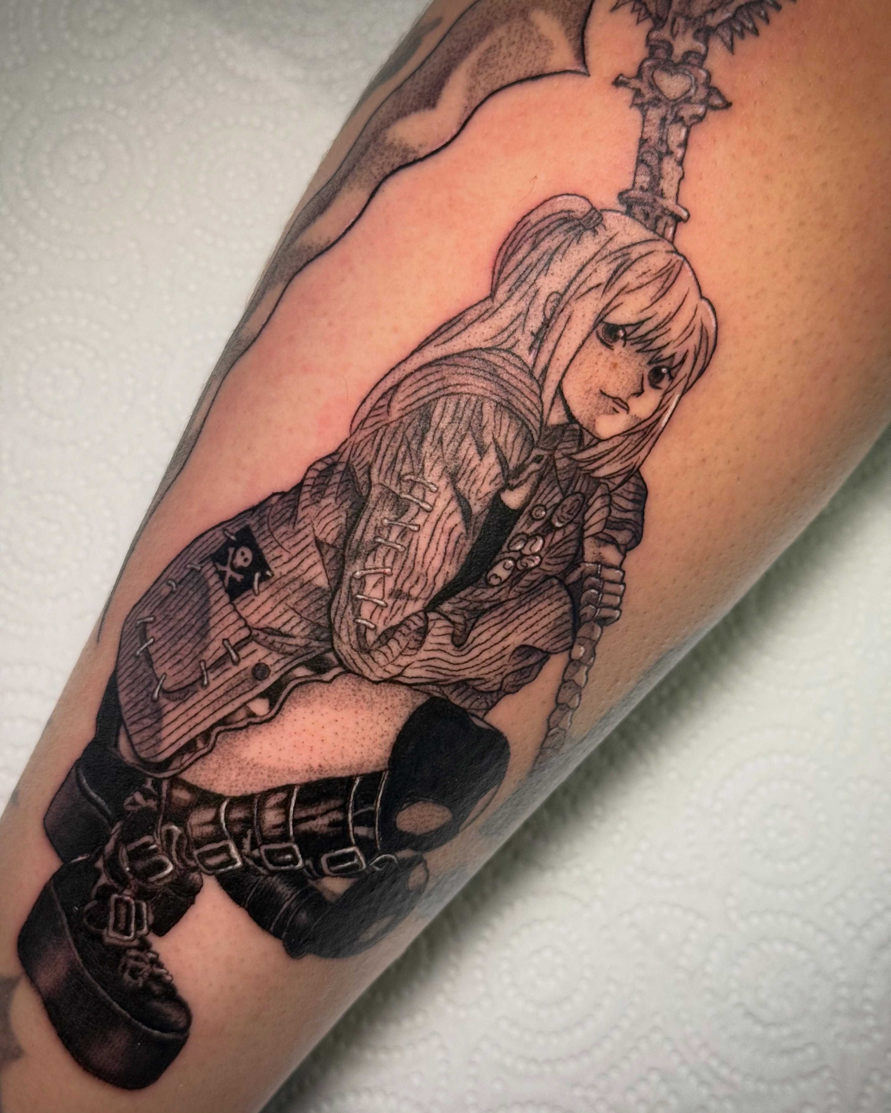 Tattoo by @create.inks — anime