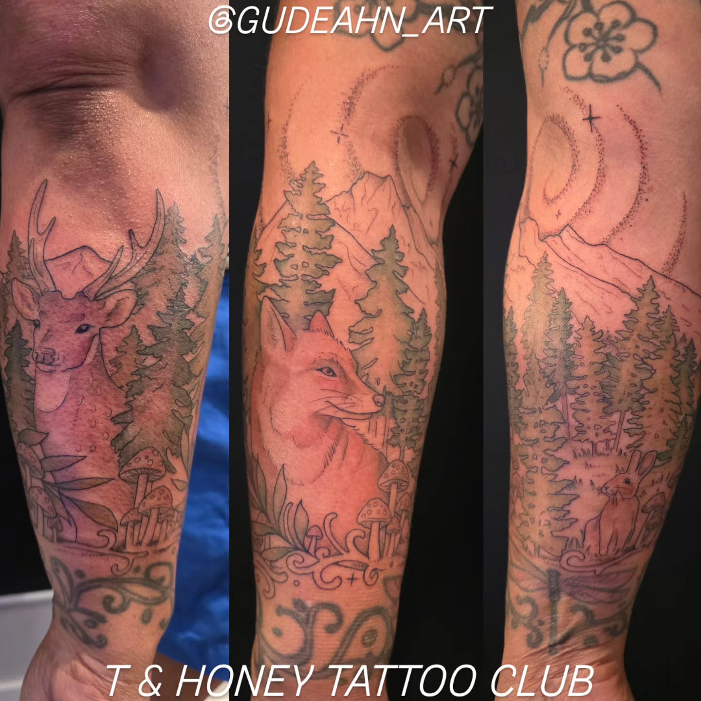 Tattoo by @gudeahn_art — realism, dotwork