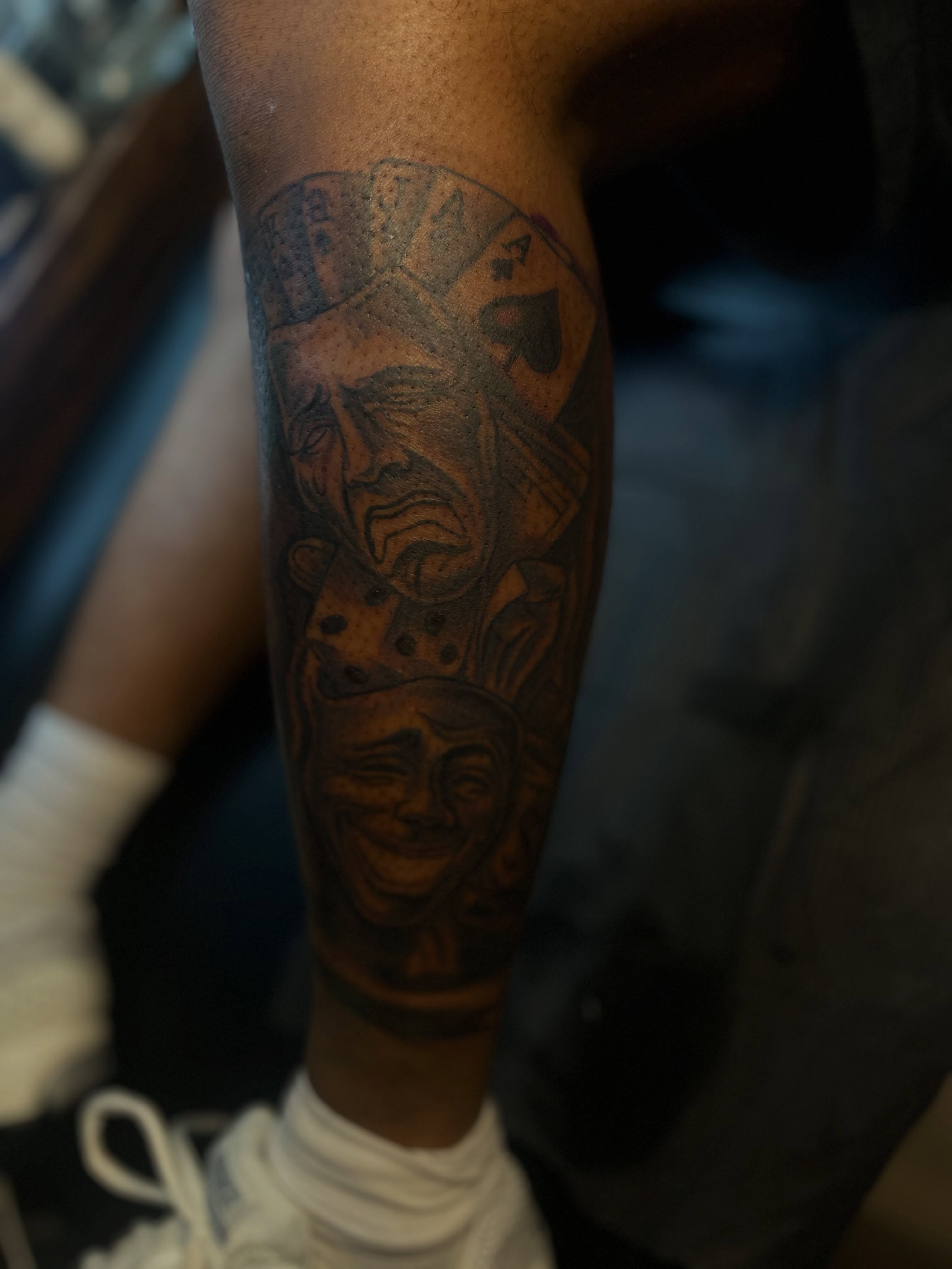 Tattoo by @artbychrisclark — black_and_grey