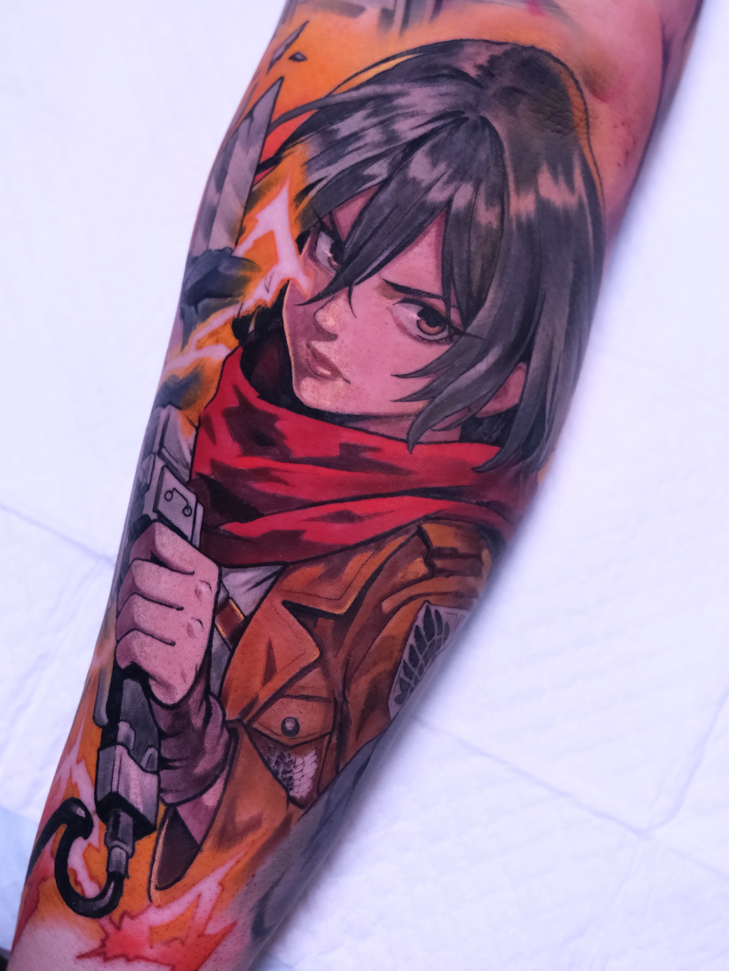 Tattoo by @harleytattooartist — anime