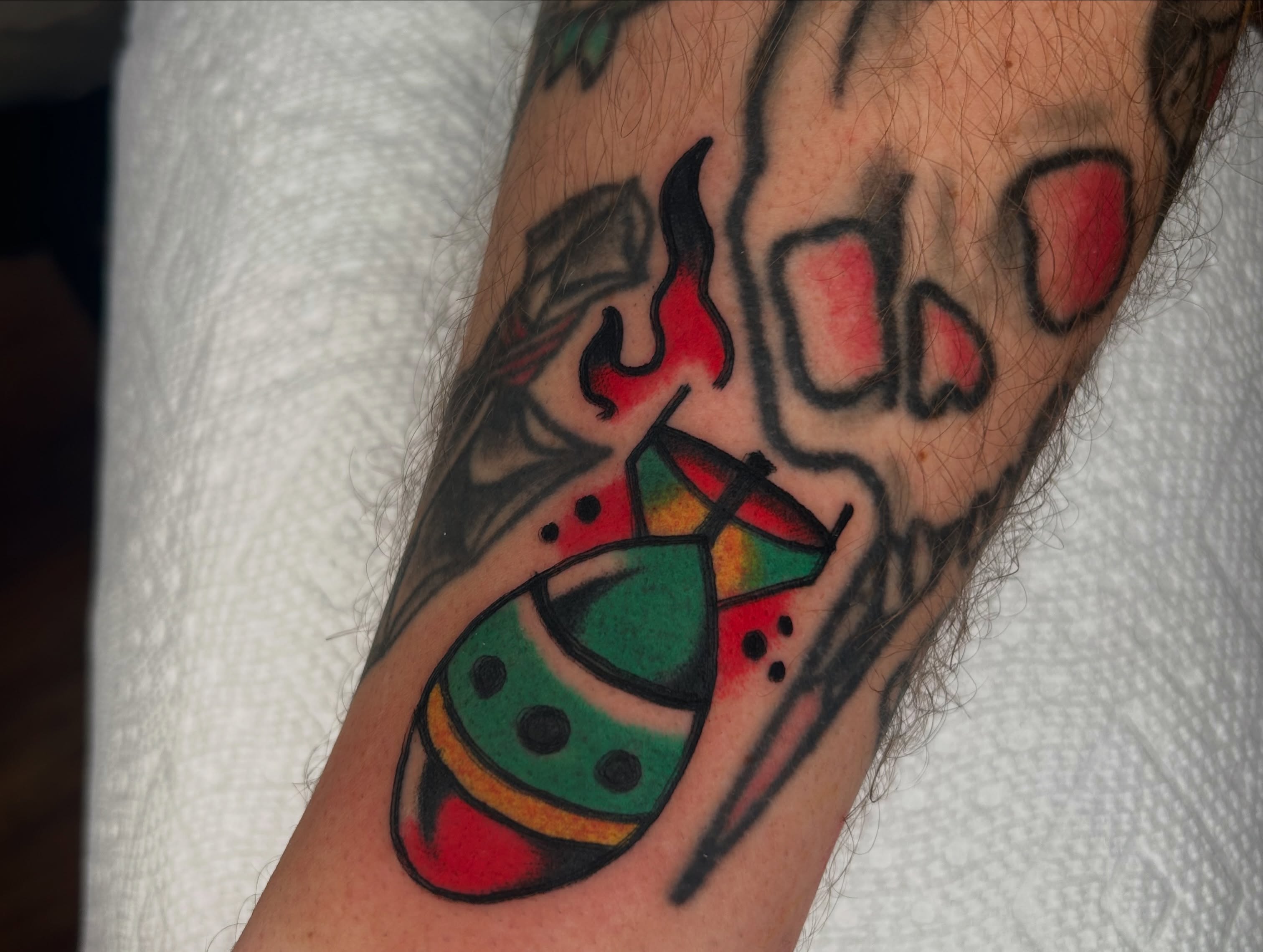 Tattoo by @bagofbones — geometric