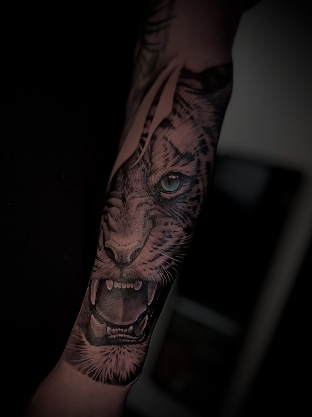 Tattoo by @monica.tattoos — realism, black_and_grey