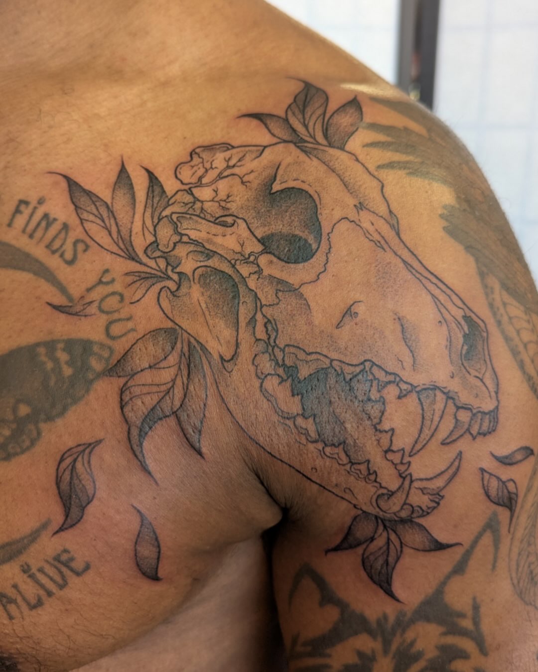 Tattoo by @lepus_tattoos — black_and_grey, realism