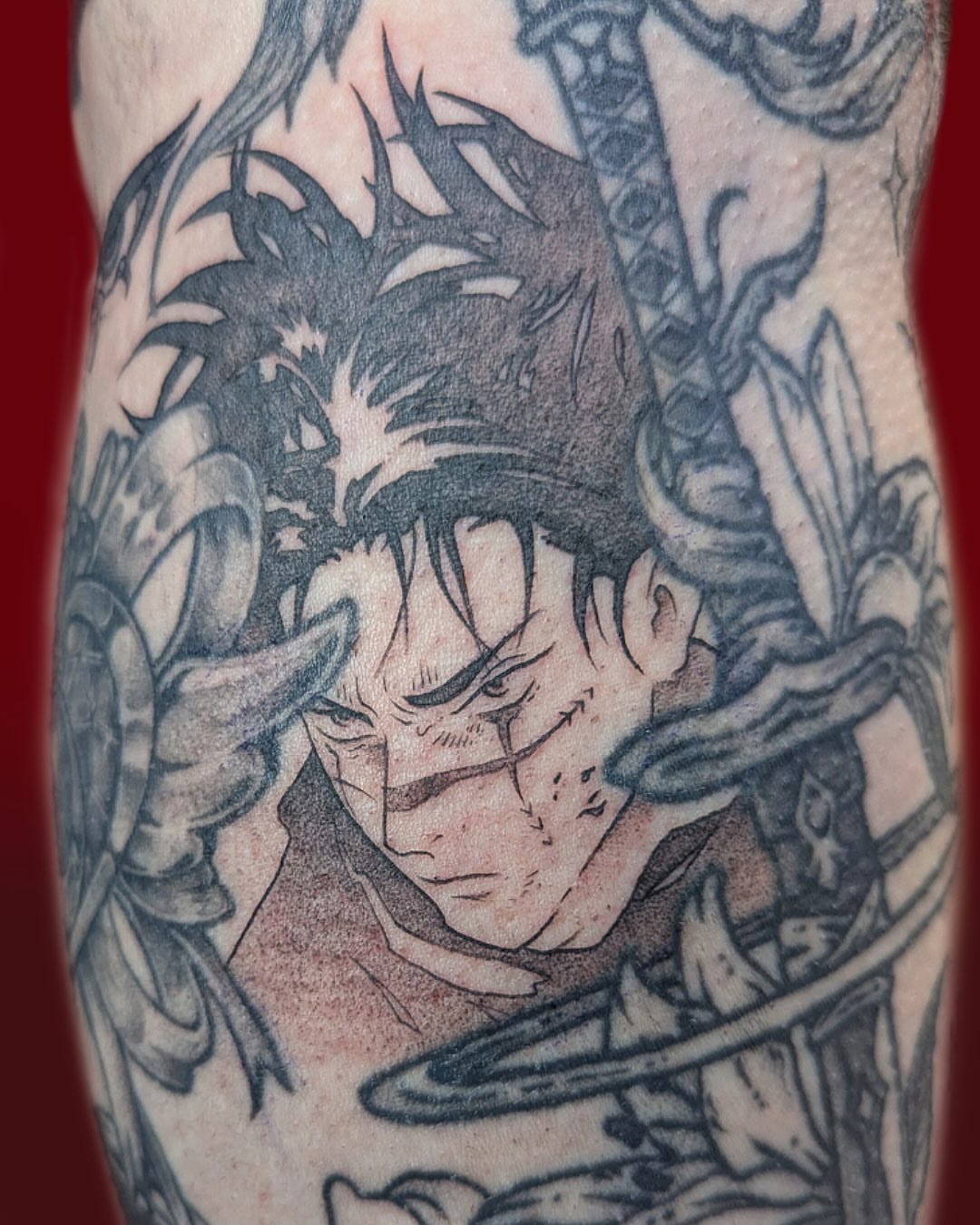 Tattoo by @lepus_tattoos — anime