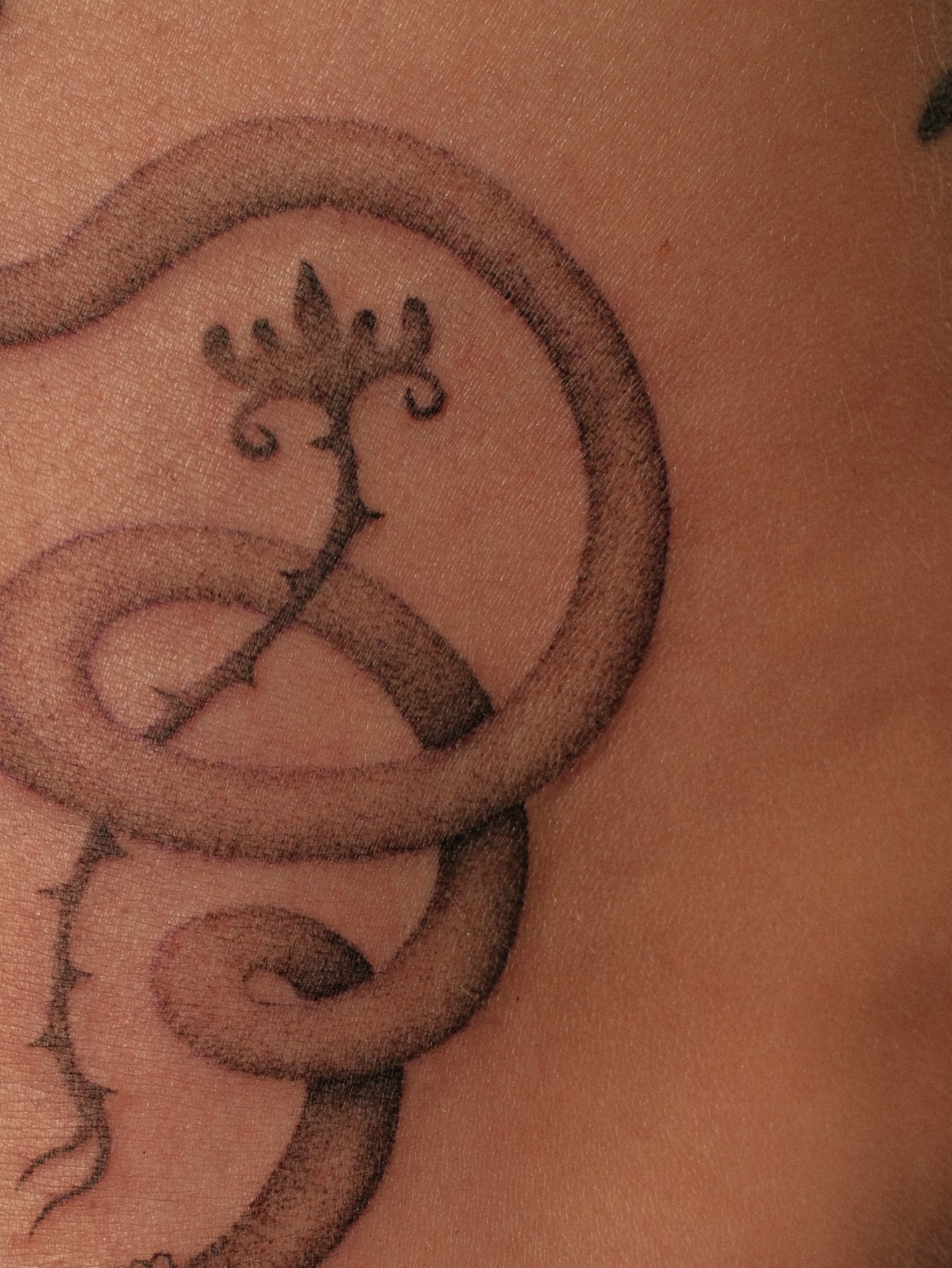Tattoo by @earthyliltats โ black_and_grey