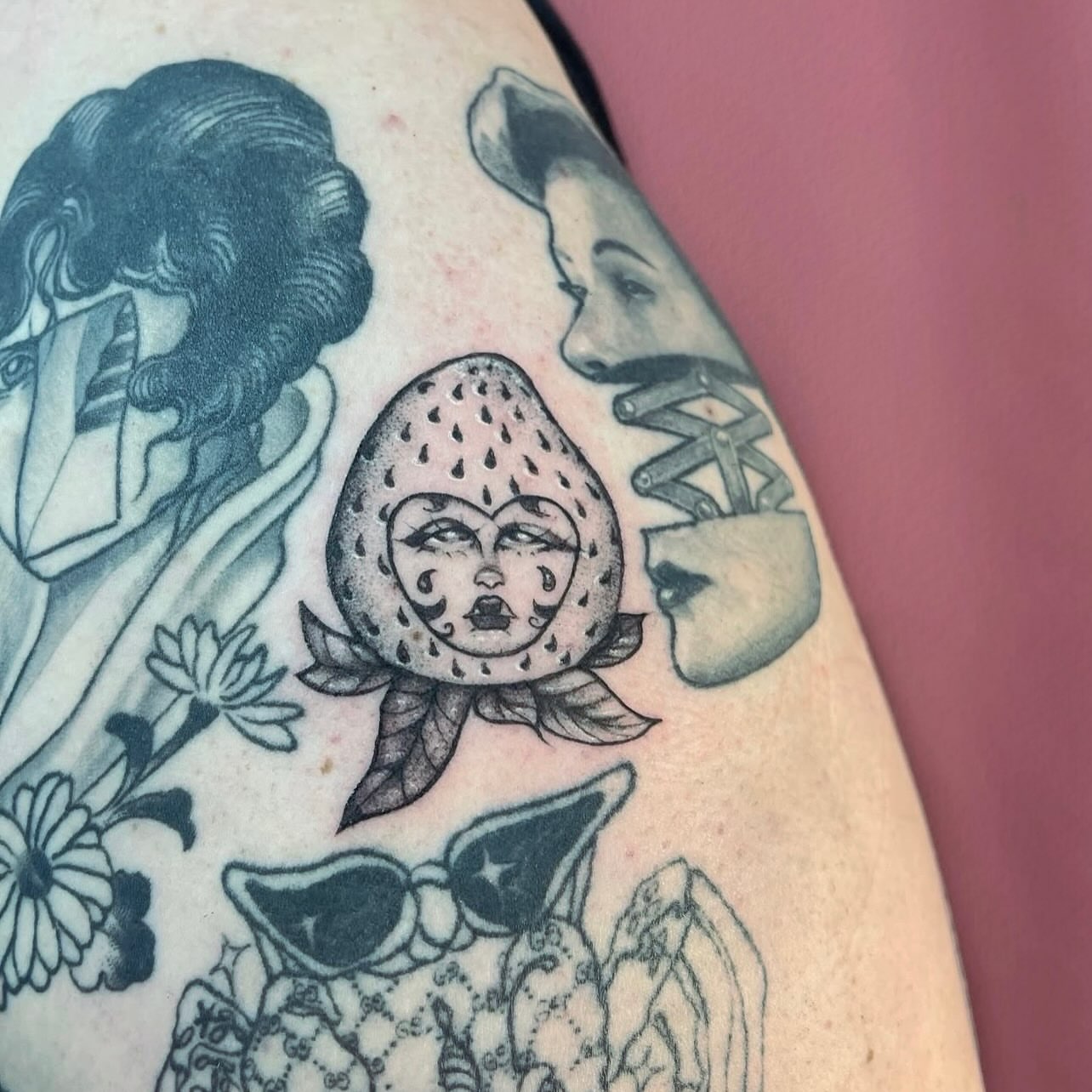 Tattoo by @babajagatattoos — black_and_grey, surrealism