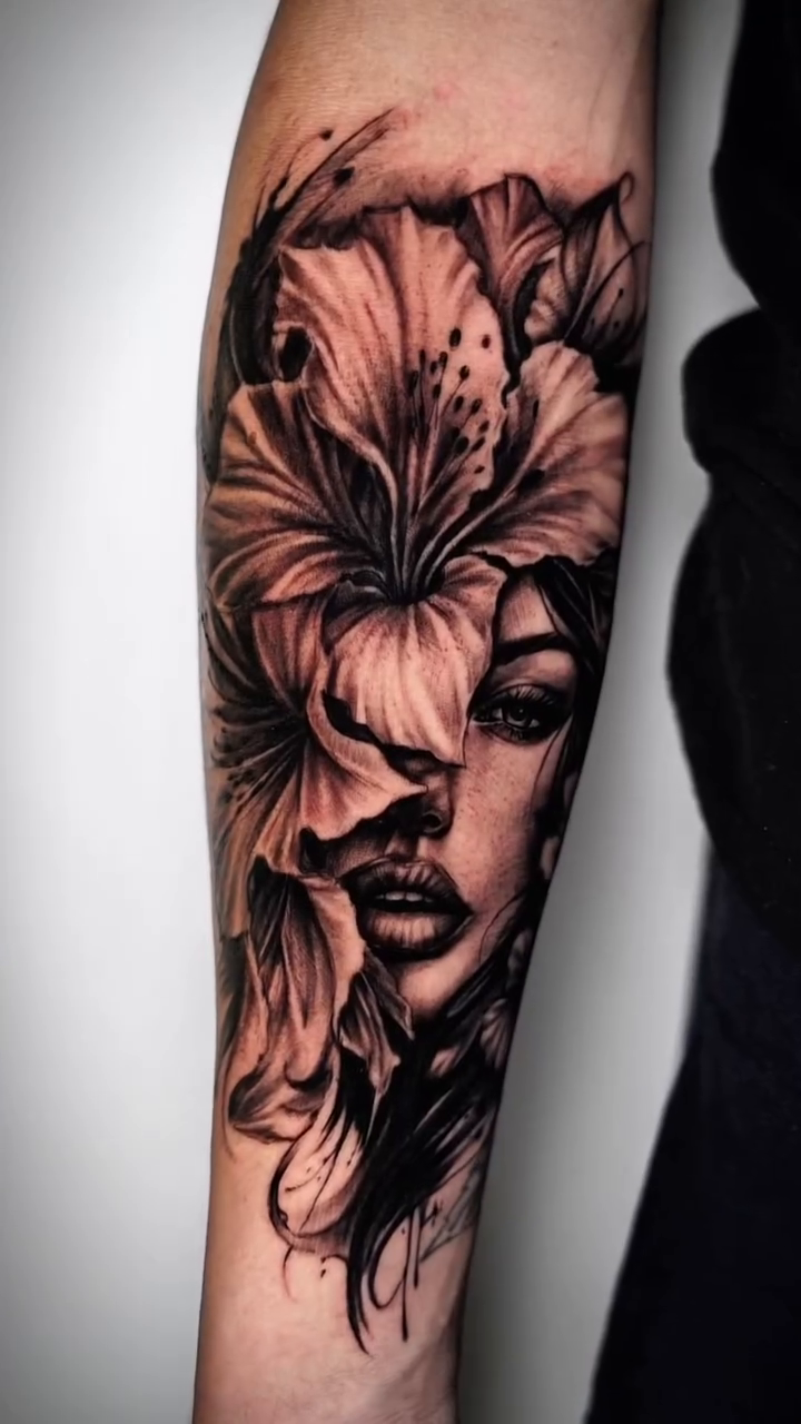 Tattoo by @angelo_tattooink — realism, black_and_grey