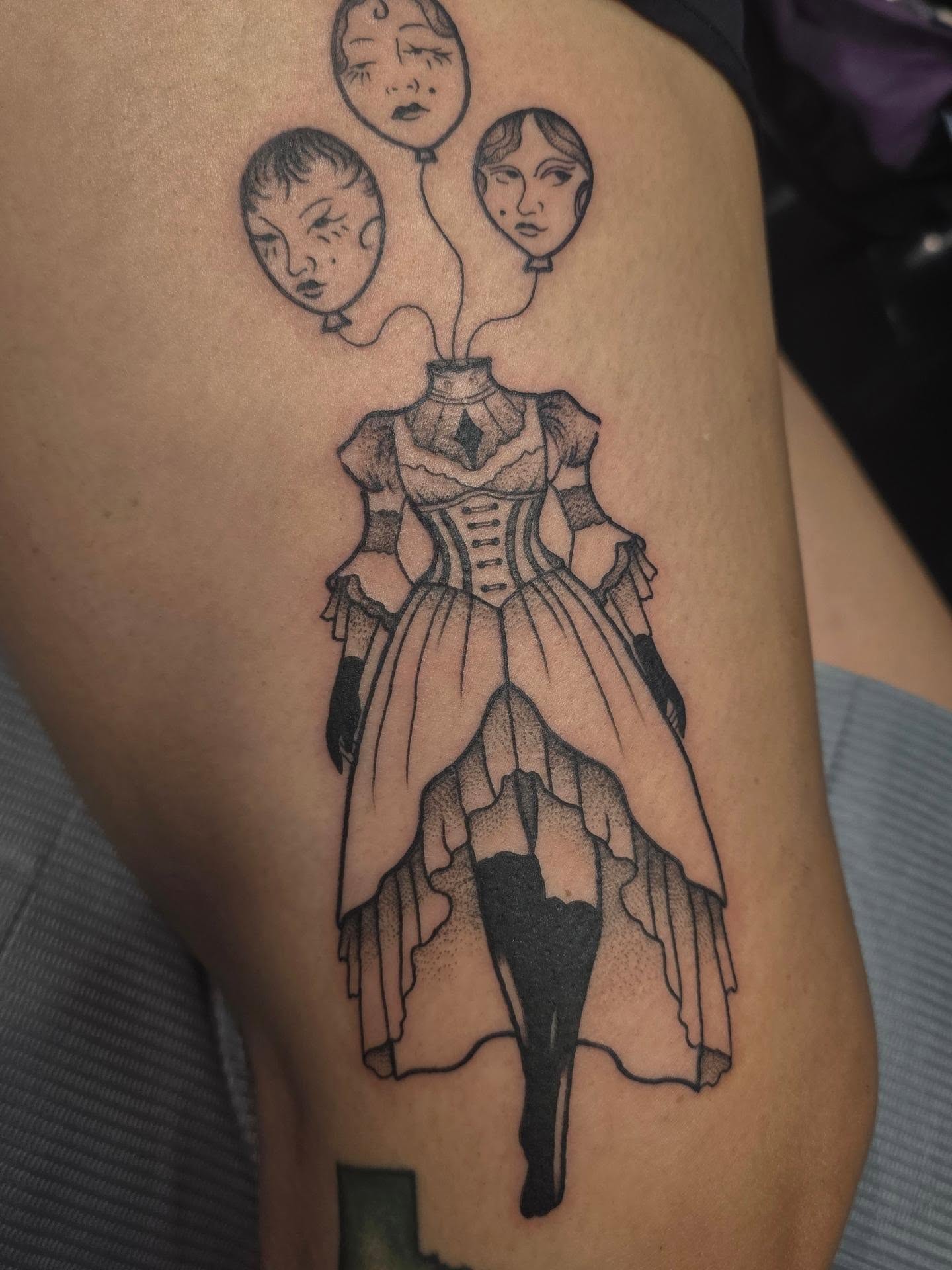 Tattoo by @needleandthorntattoo — dotwork