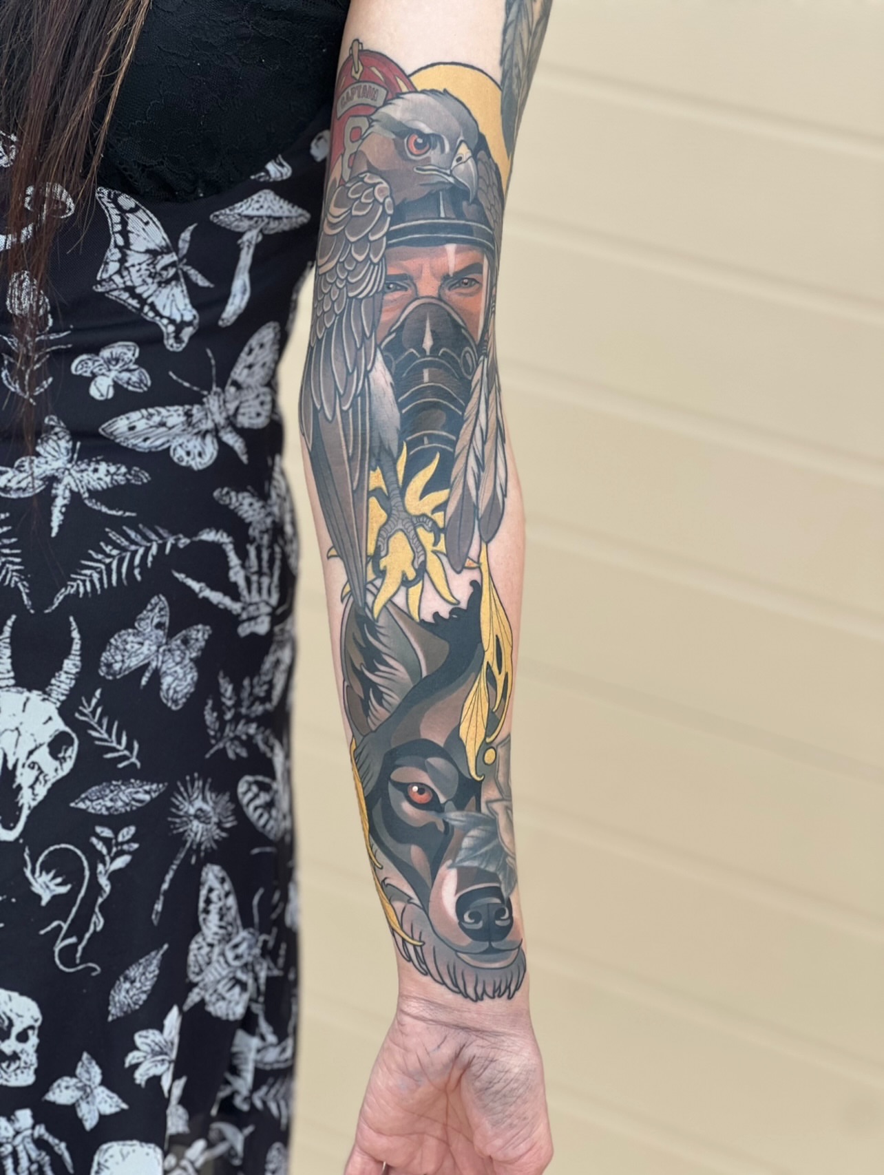 Tattoo by @tyler_wrong97 — american_traditional, realism