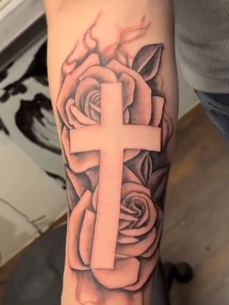 Tattoo by @beauty.by.vixen — black_and_grey