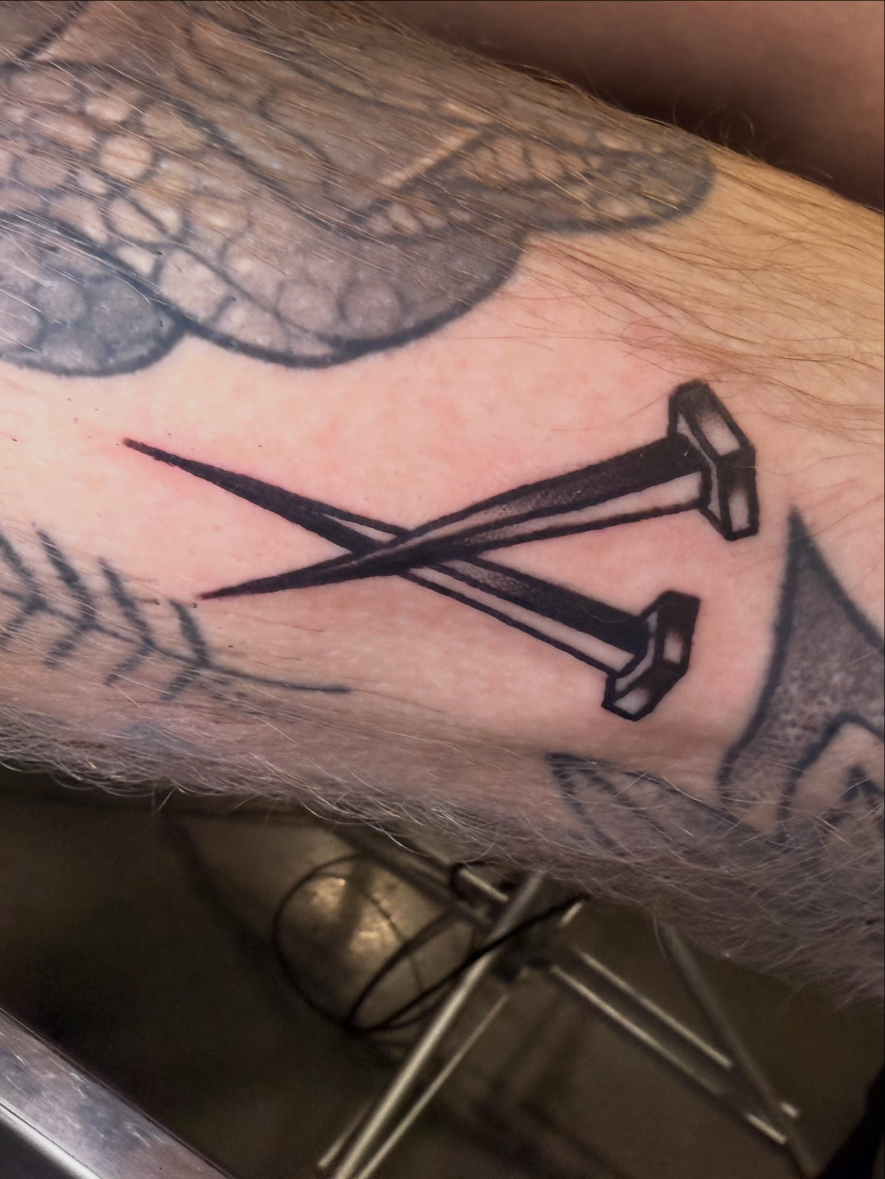Tattoo by @robfehrman — black_and_grey