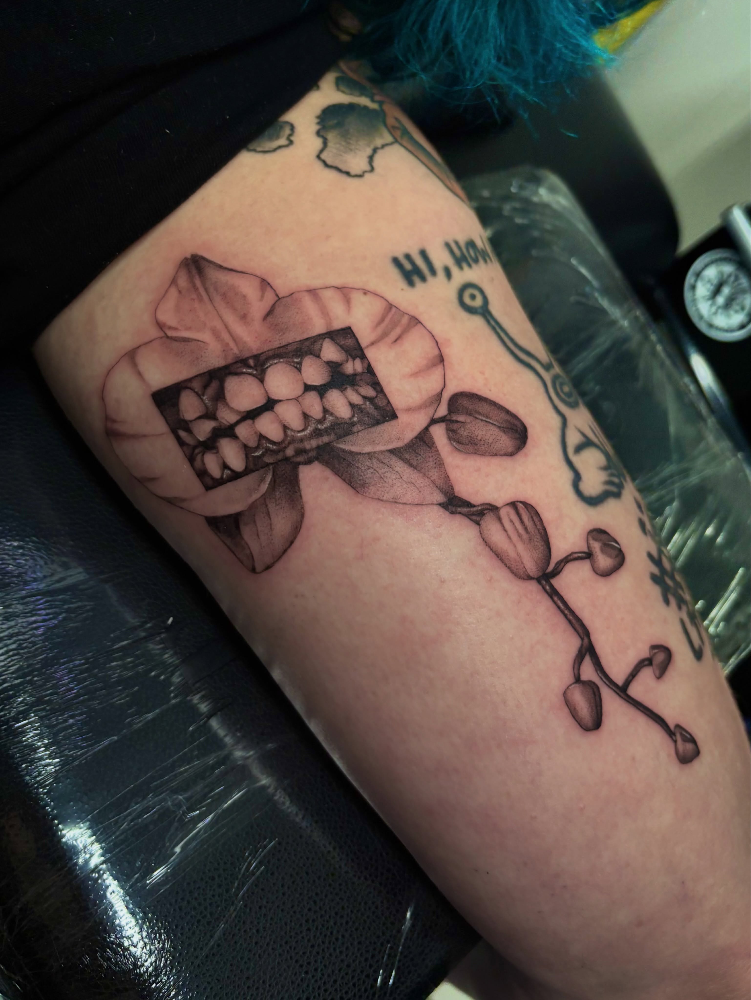 Tattoo by @1nkzilla — black_and_grey