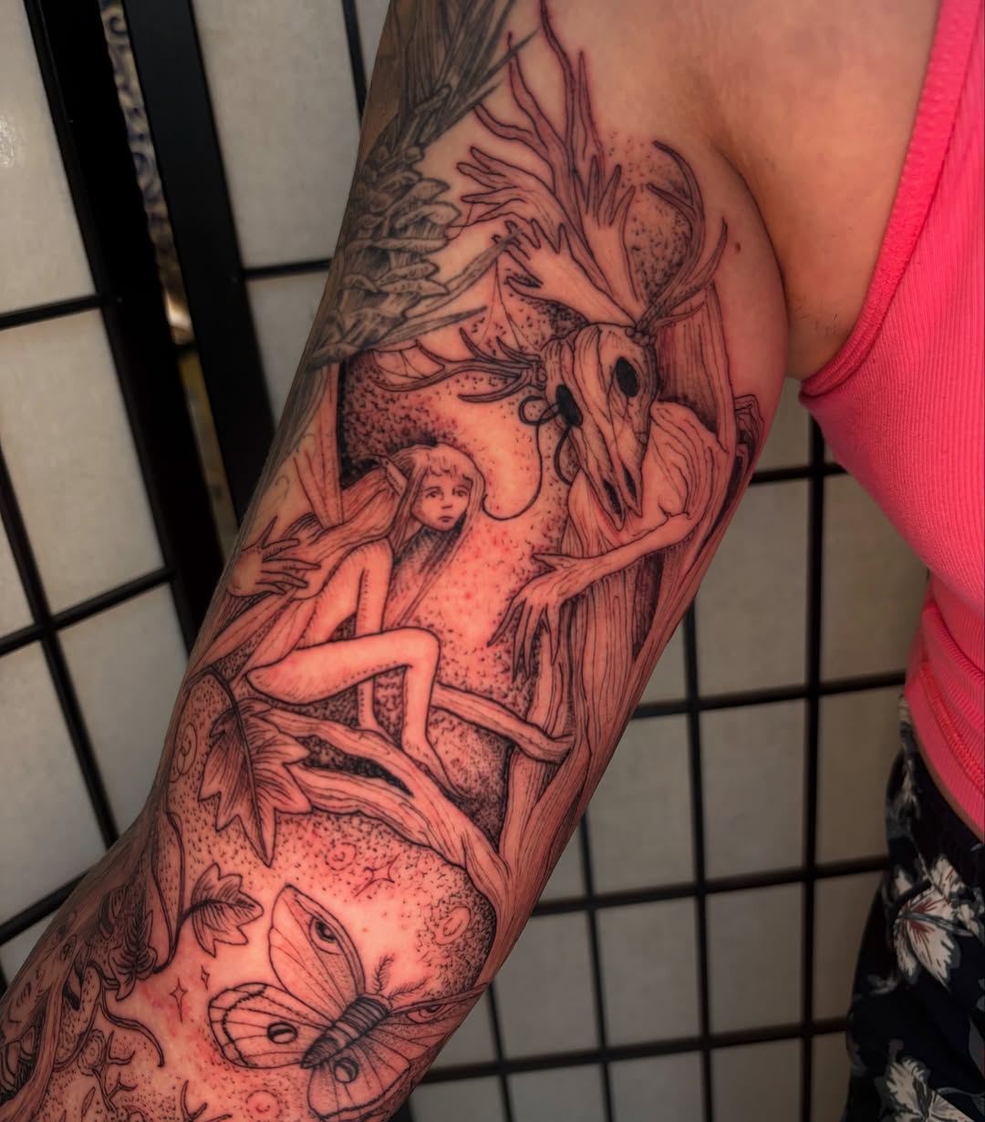 Tattoo by @beckiwilson — dotwork, realism