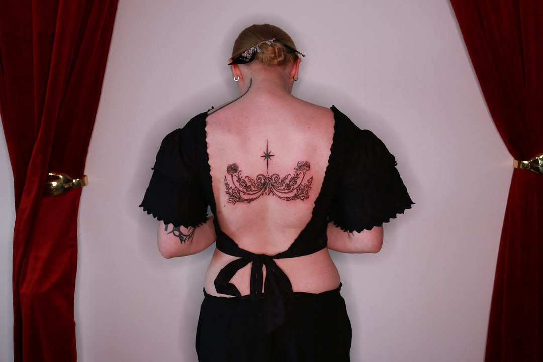 Tattoo by @chickpeatattoos — fine_line, ornamental