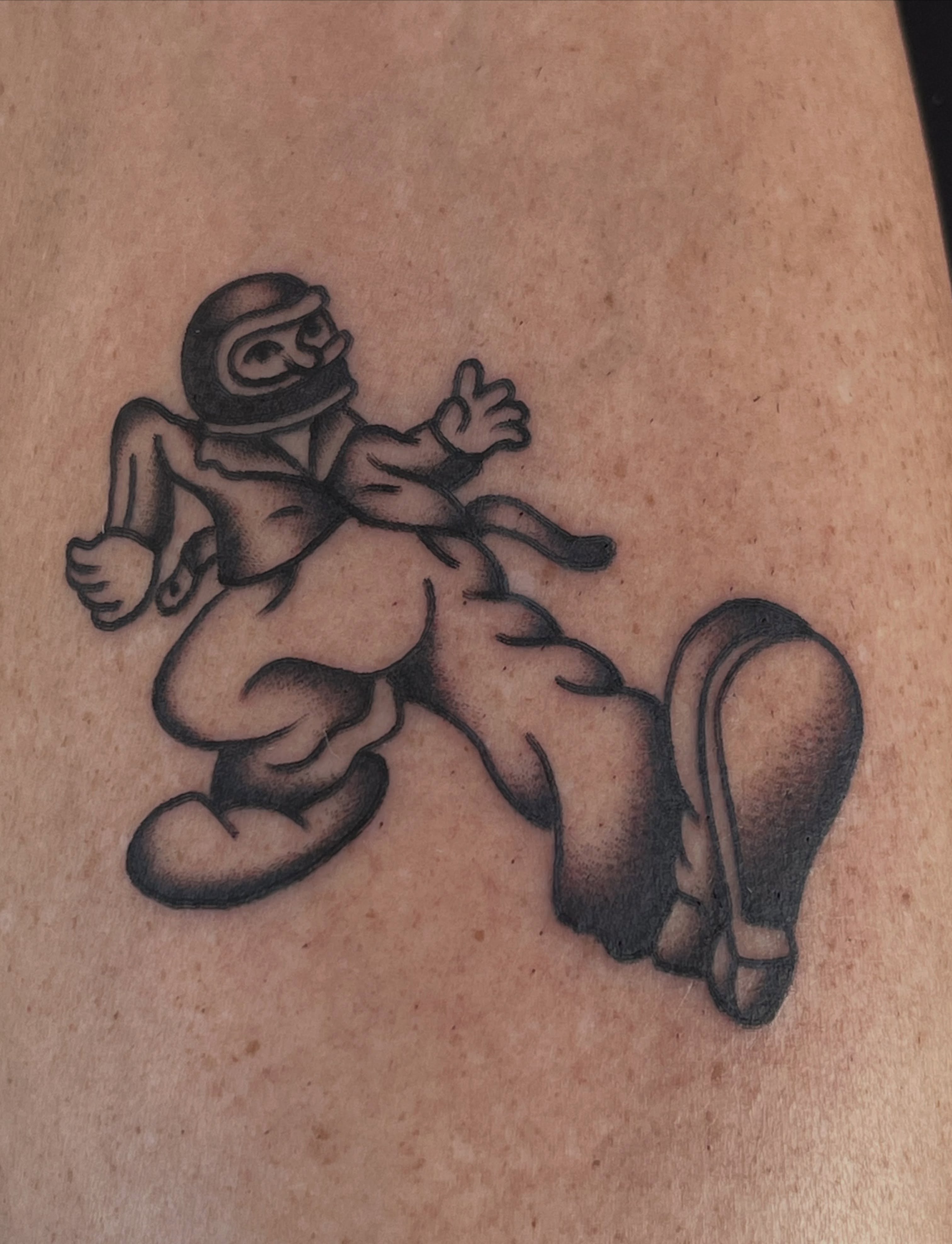 Tattoo by @kgibsontattoos — black_and_grey