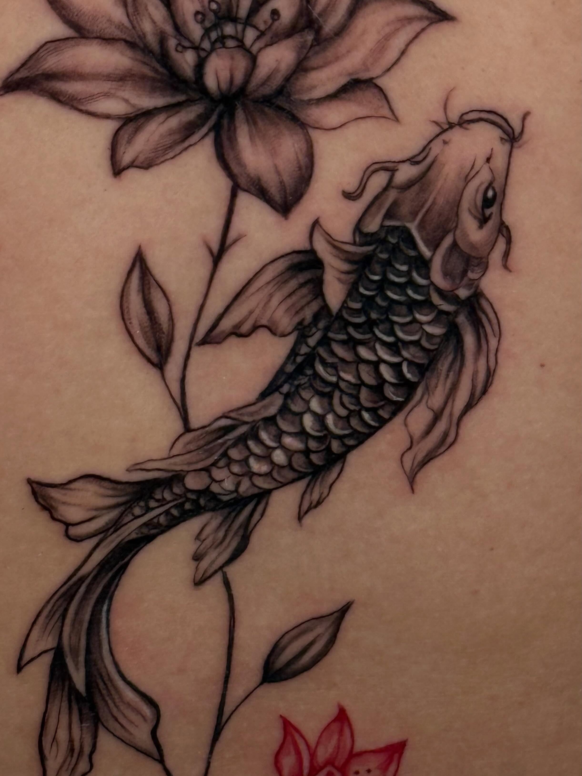 Tattoo by @bellyink_ — black_and_grey, realism