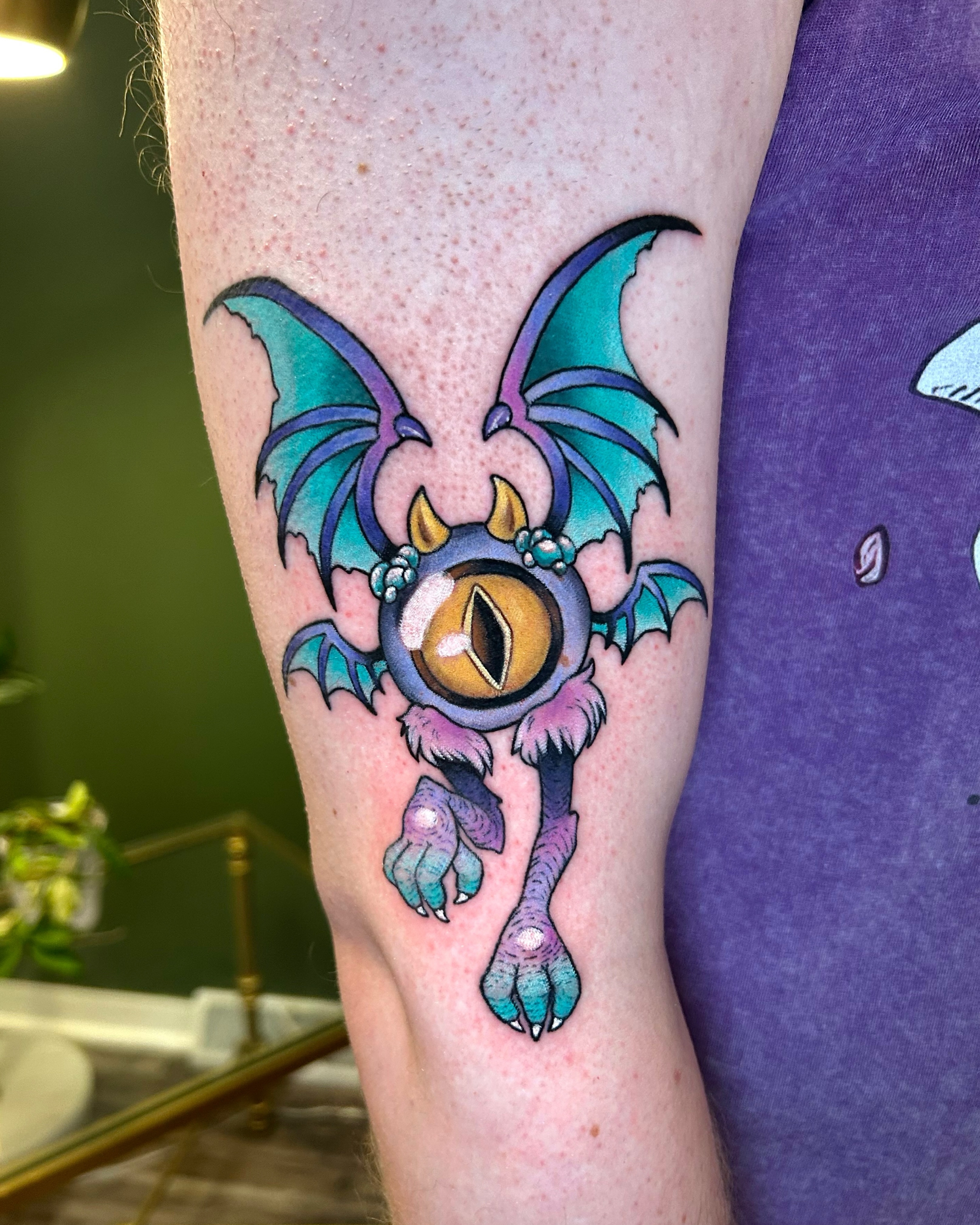 Tattoo by @oddzephyr — new_school, illustrative