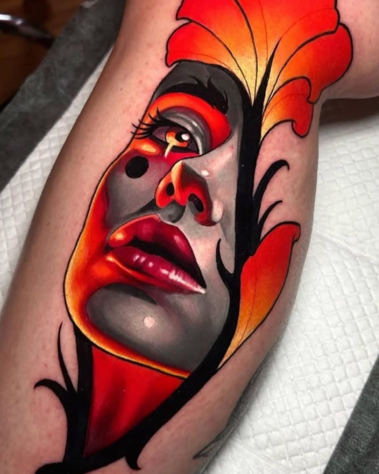 Tattoo by @underground_artcollective — american_traditional, dark_realism