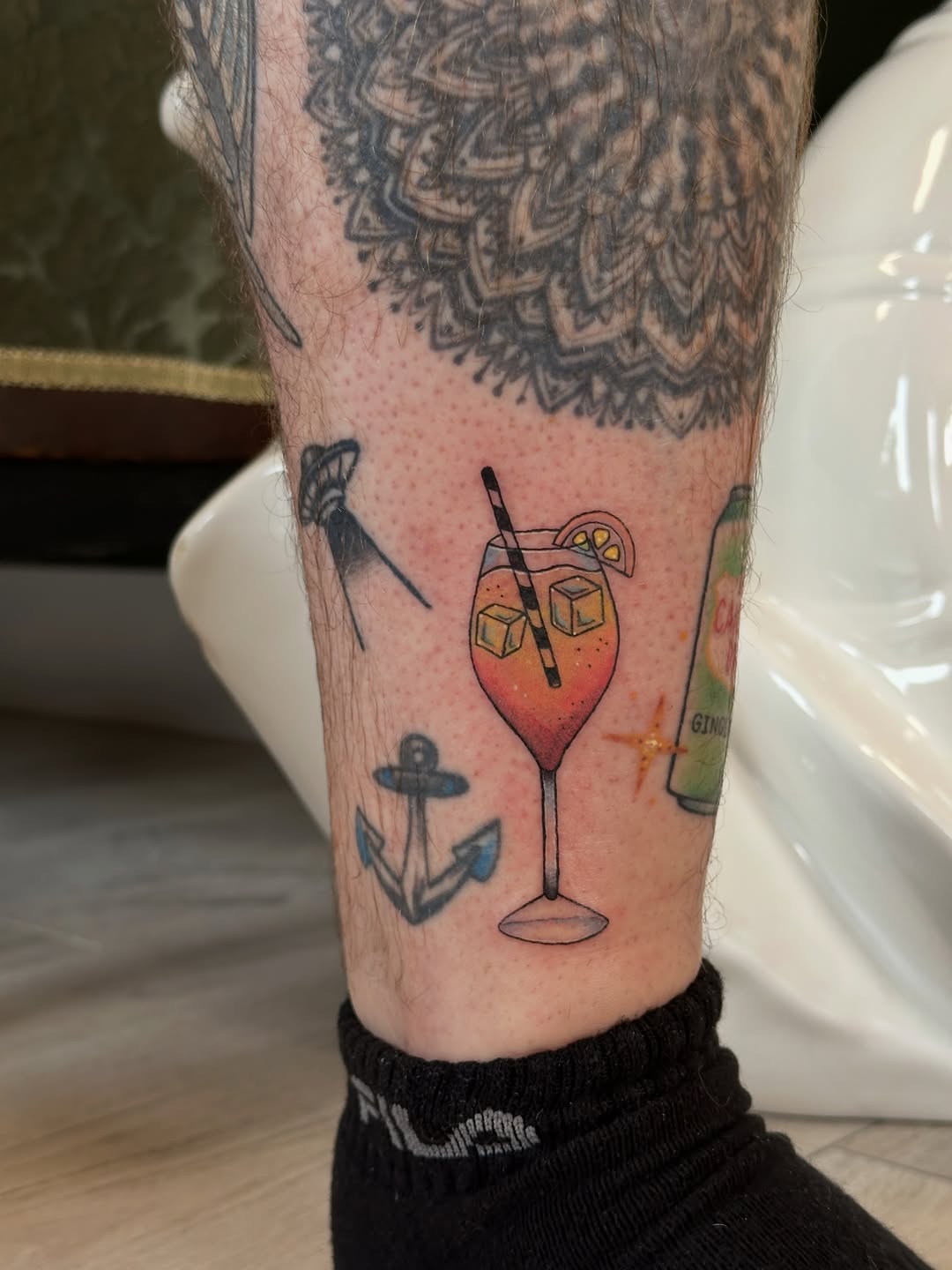 Tattoo by @apri1fish — new_school