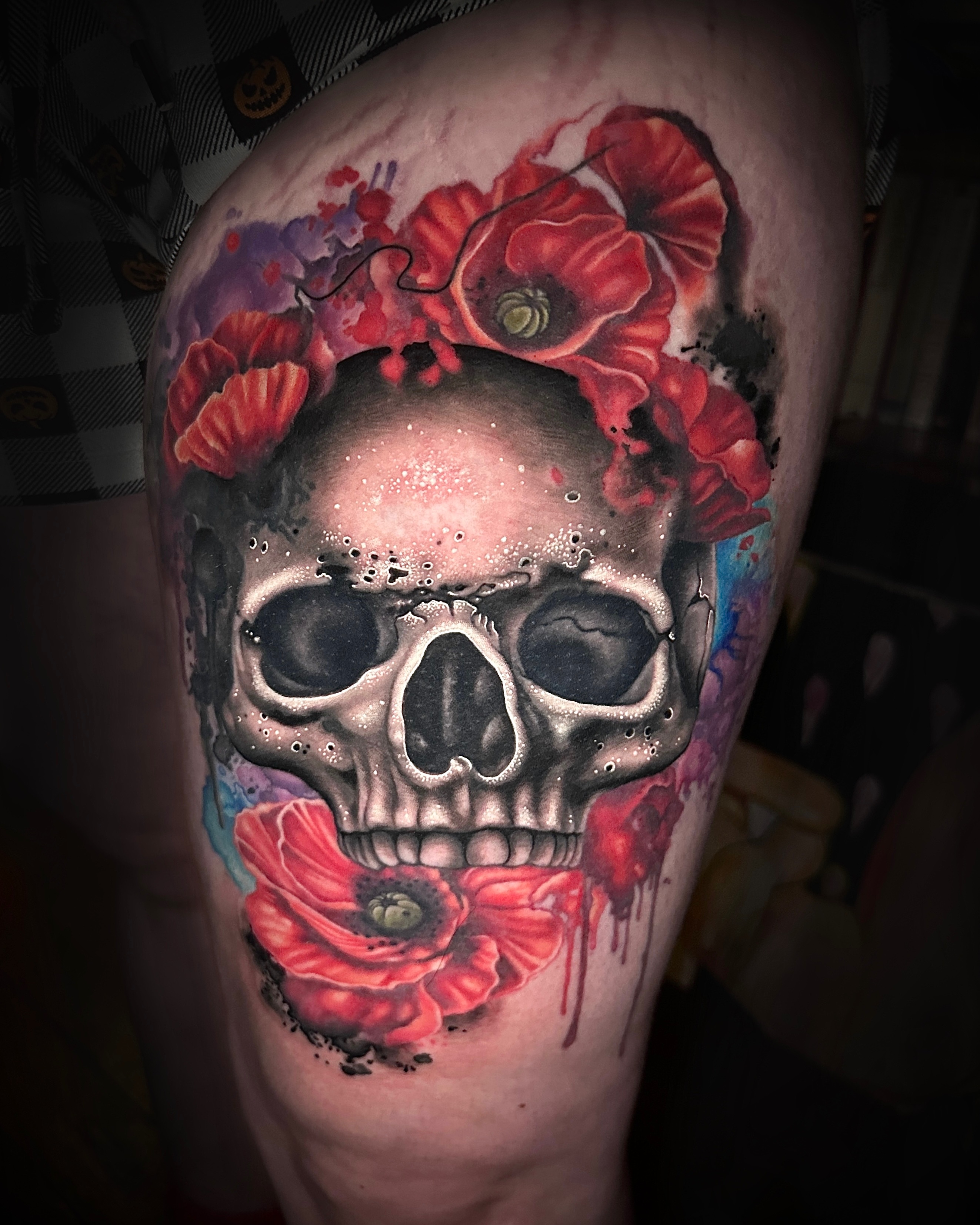 Tattoo by @michellehaleyart — realism, watercolor