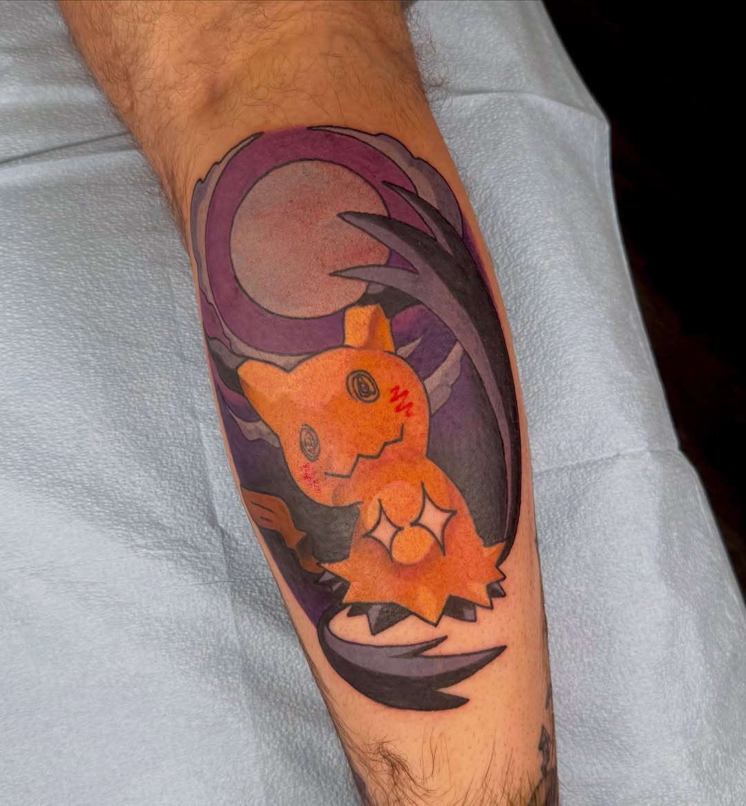 Tattoo by @manaxmike — dotwork