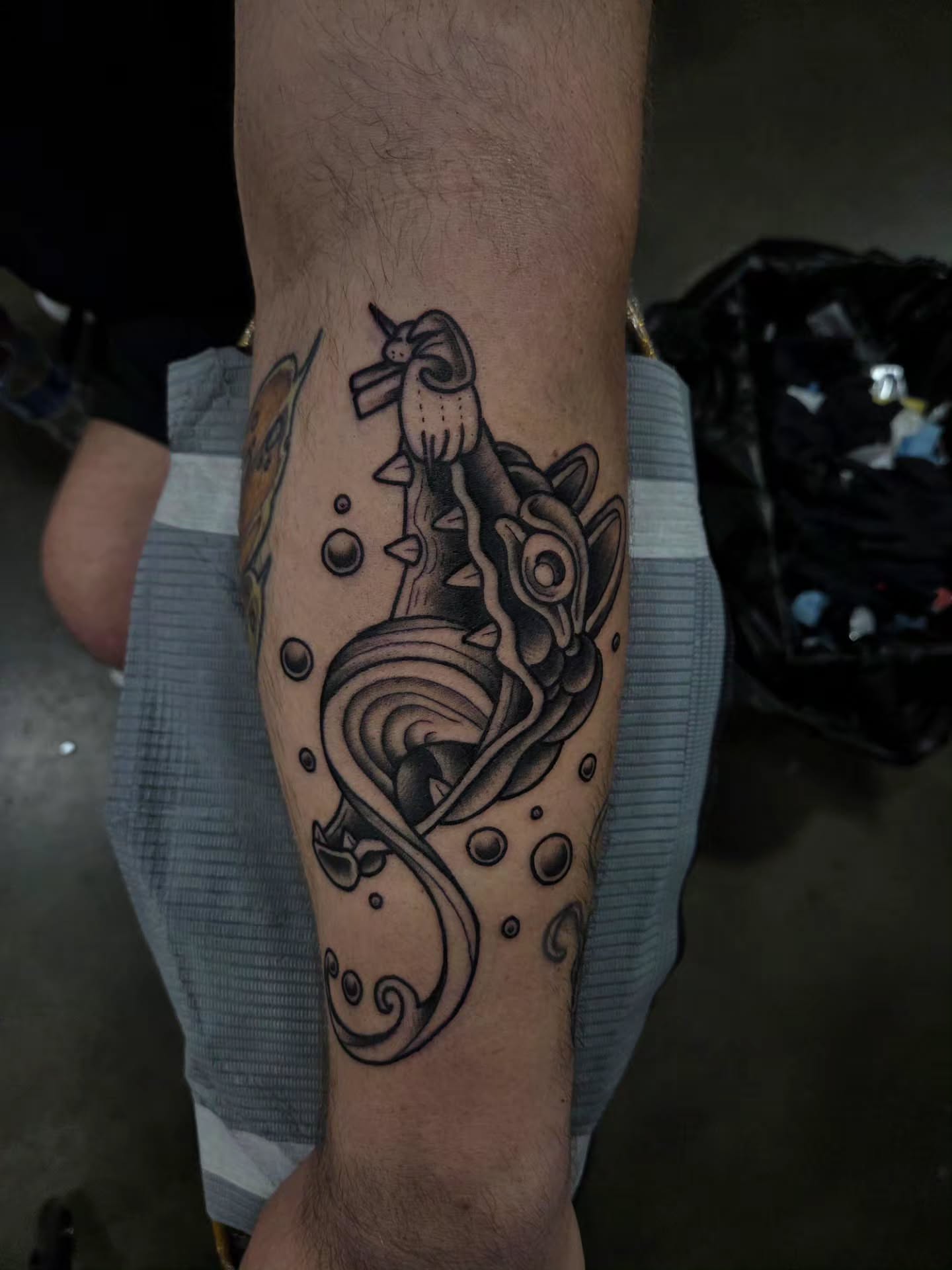 Tattoo by @iankisertattoo — black_and_grey