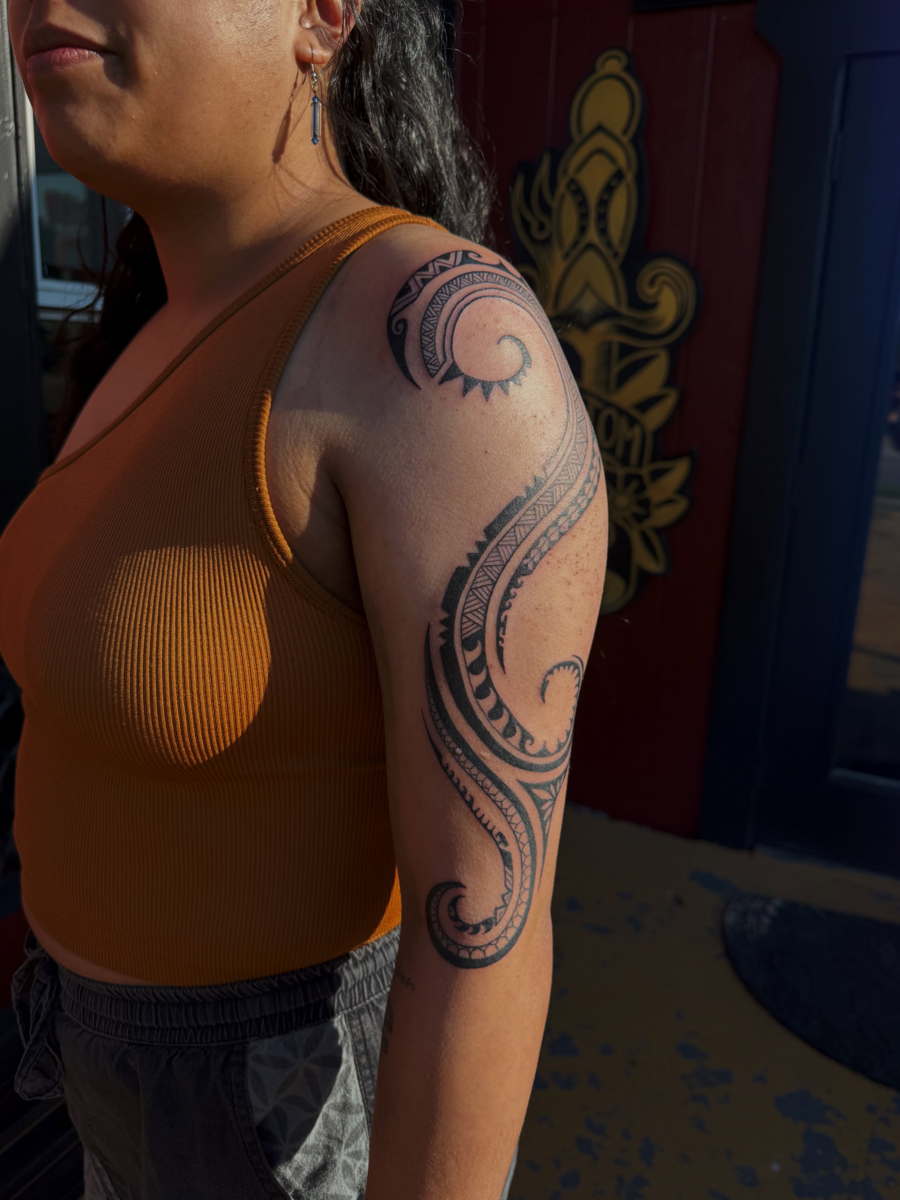 Tribal arm tattoo tribal tattoo on the upper arm by ⁘ heléna tupou-lisle ⁘
