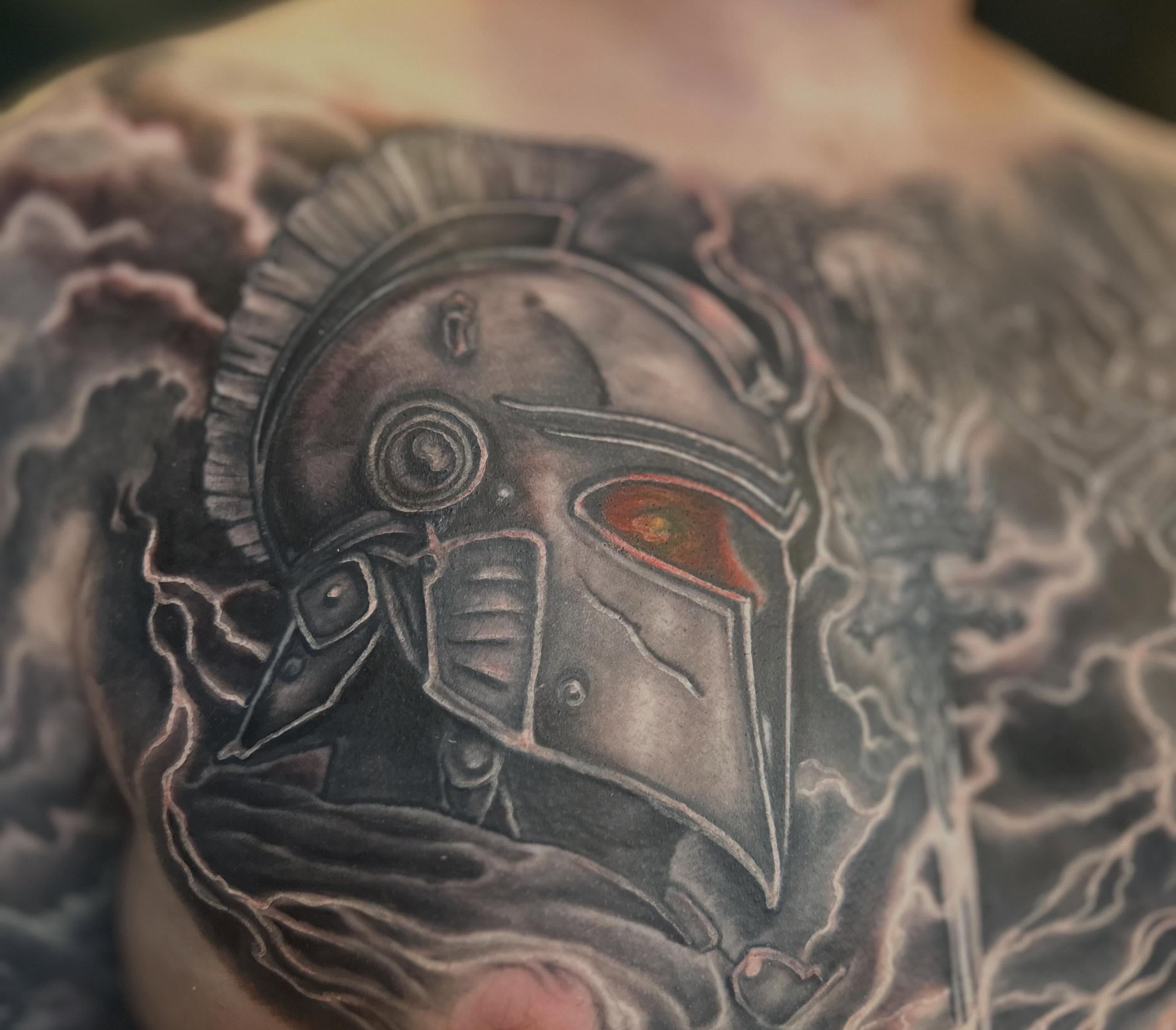 Tattoo by @eddieshawtattoos — black_and_grey, realism