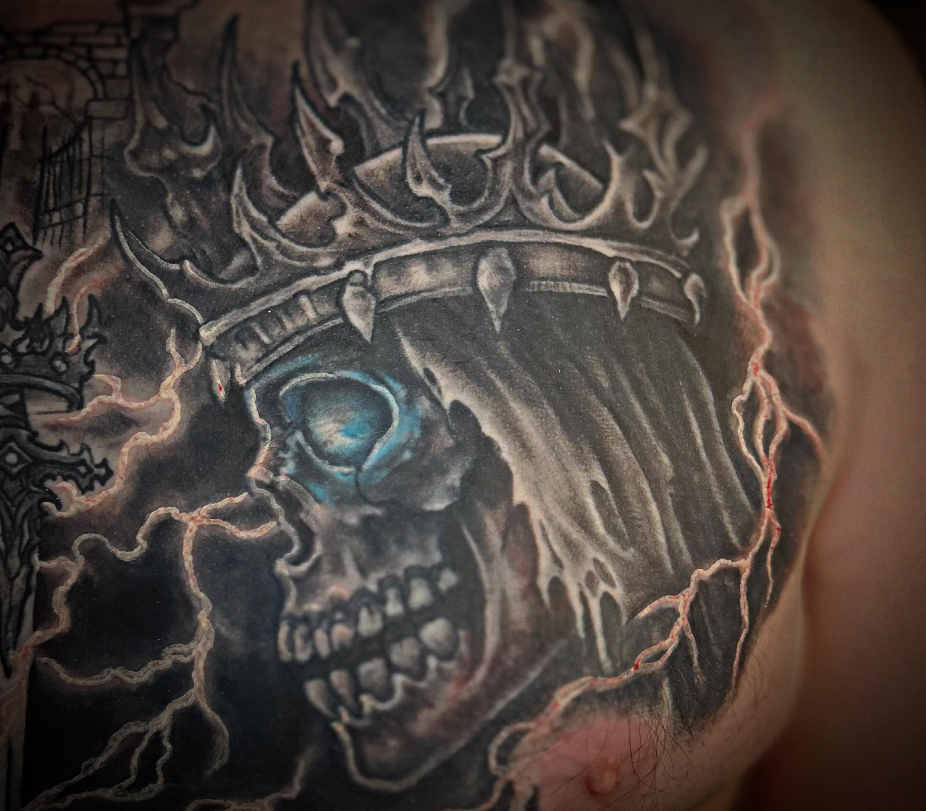 Tattoo by @eddieshawtattoos — dark_realism