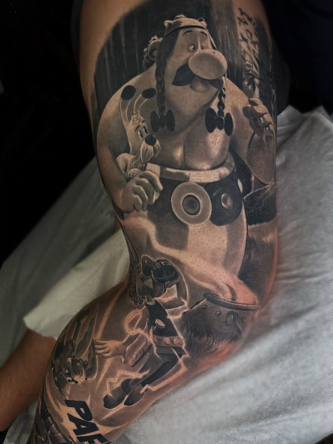 Tattoo by @gabpolflit_tattooartist — realism, black_and_grey