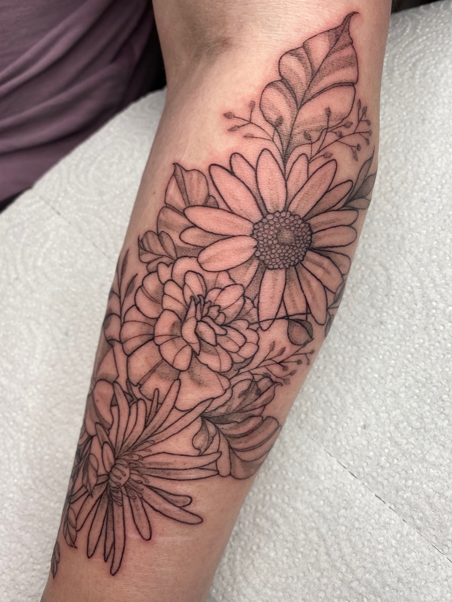 Tattoo by @krookedtattoos — black_and_grey