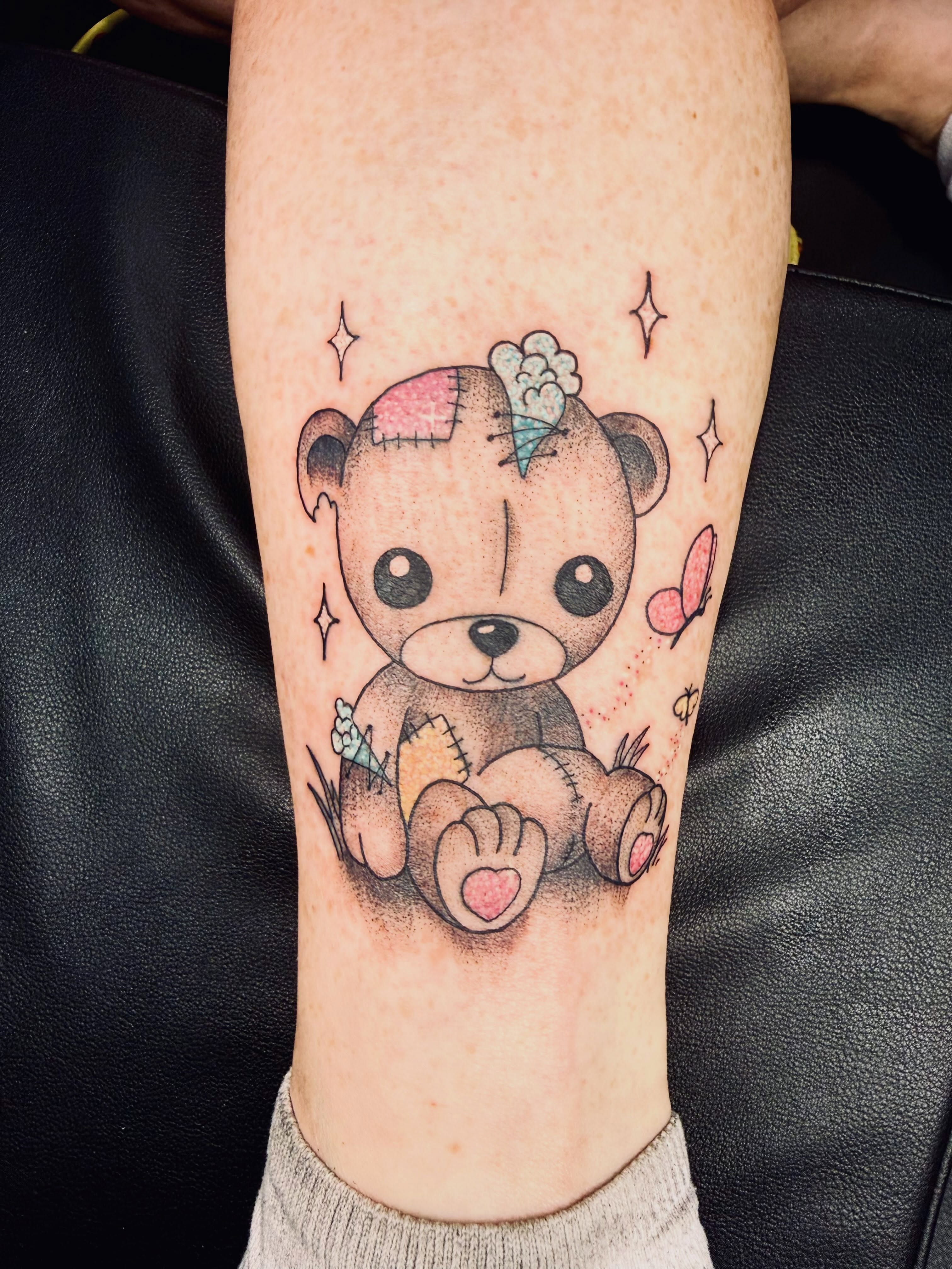 Tattoo by @batty_girl_tats — dotwork, realism