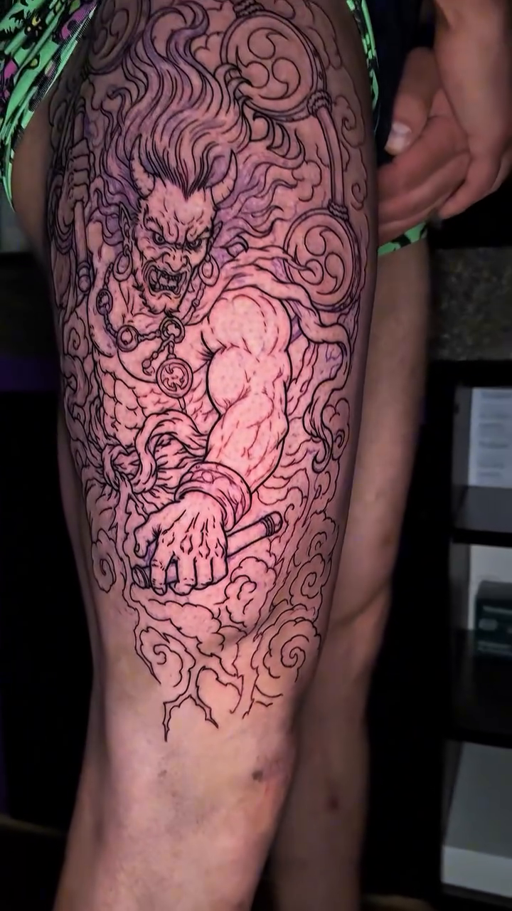 Tattoo by @ejwtattoos — japanese_irezumi, black_and_grey
