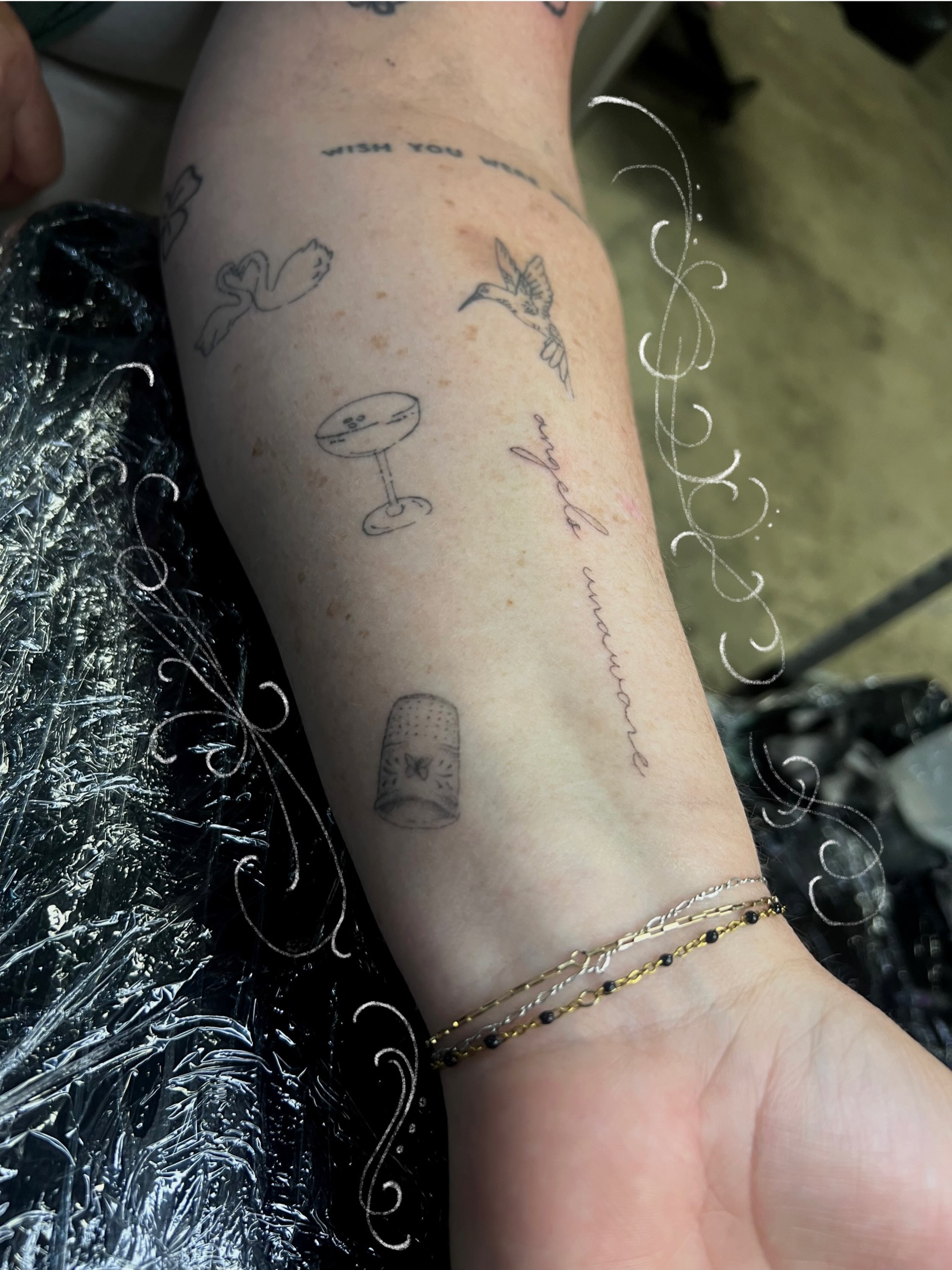 Tattoo by @permanentsticker β fine_line
