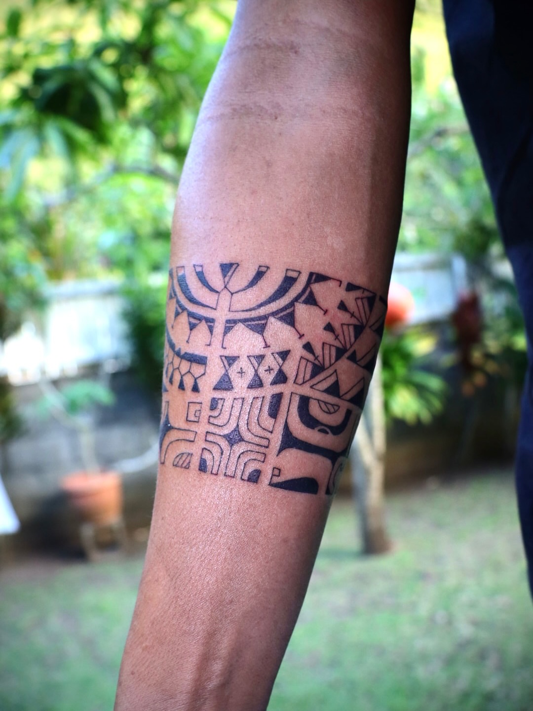Tattoo by @oro_tatau_hk — tribal, geometric