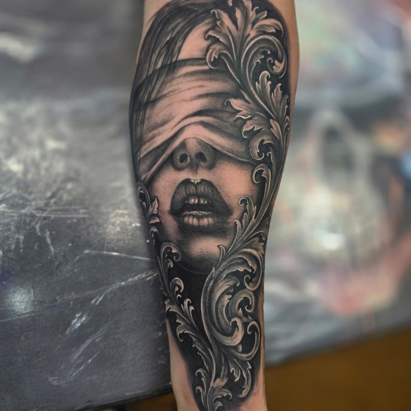 Tattoo by @mike_hambright_tattoos — black_and_grey, realism