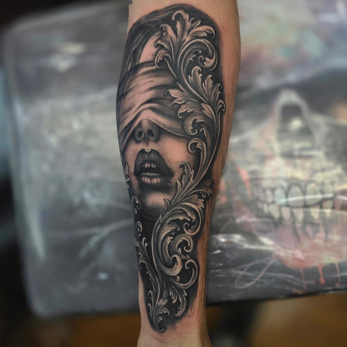 Tattoo by @mike_hambright_tattoos — black_and_grey, realism
