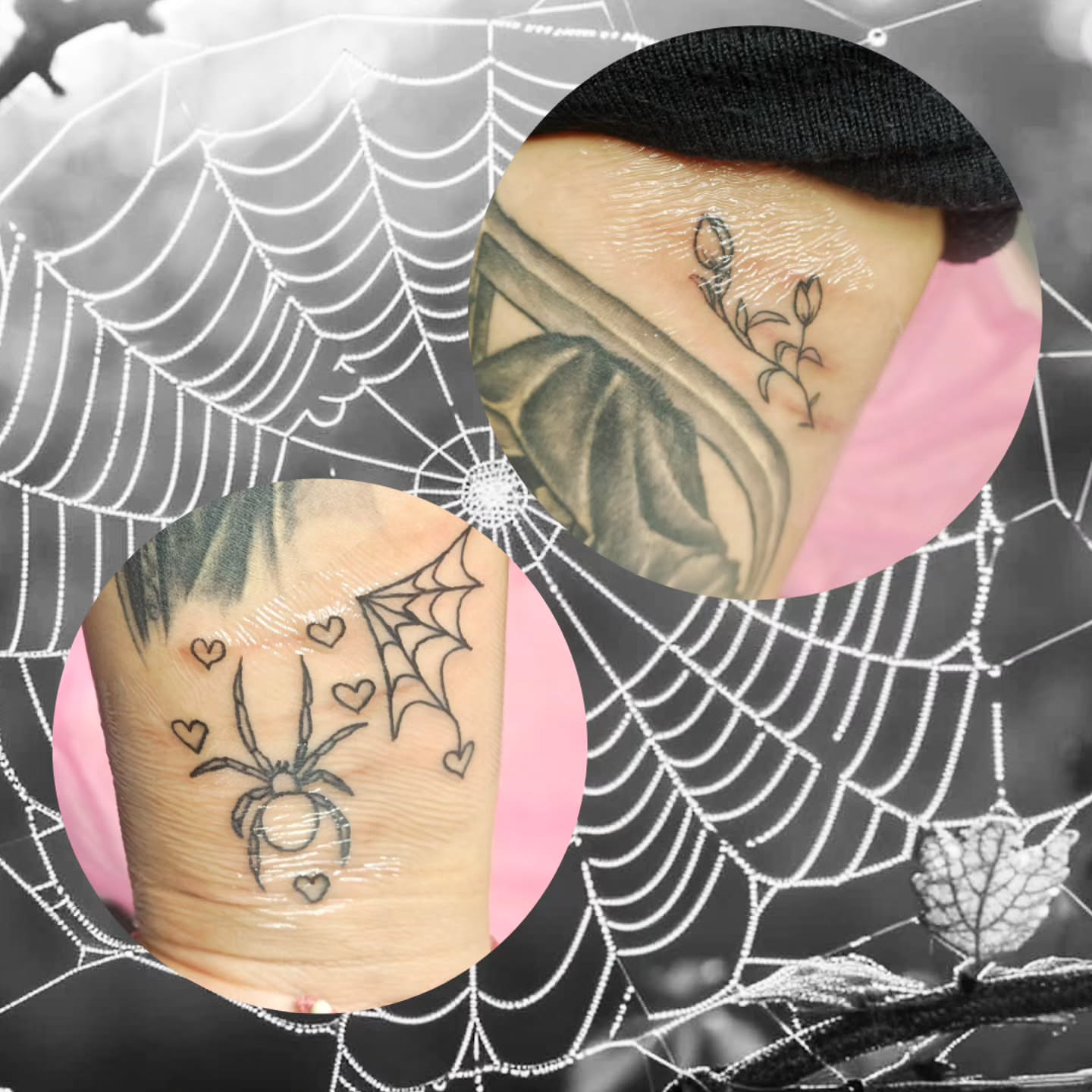 Spider web dotwork tattoo on the forearm by ✨ Lesly ✨, Austin, Texas