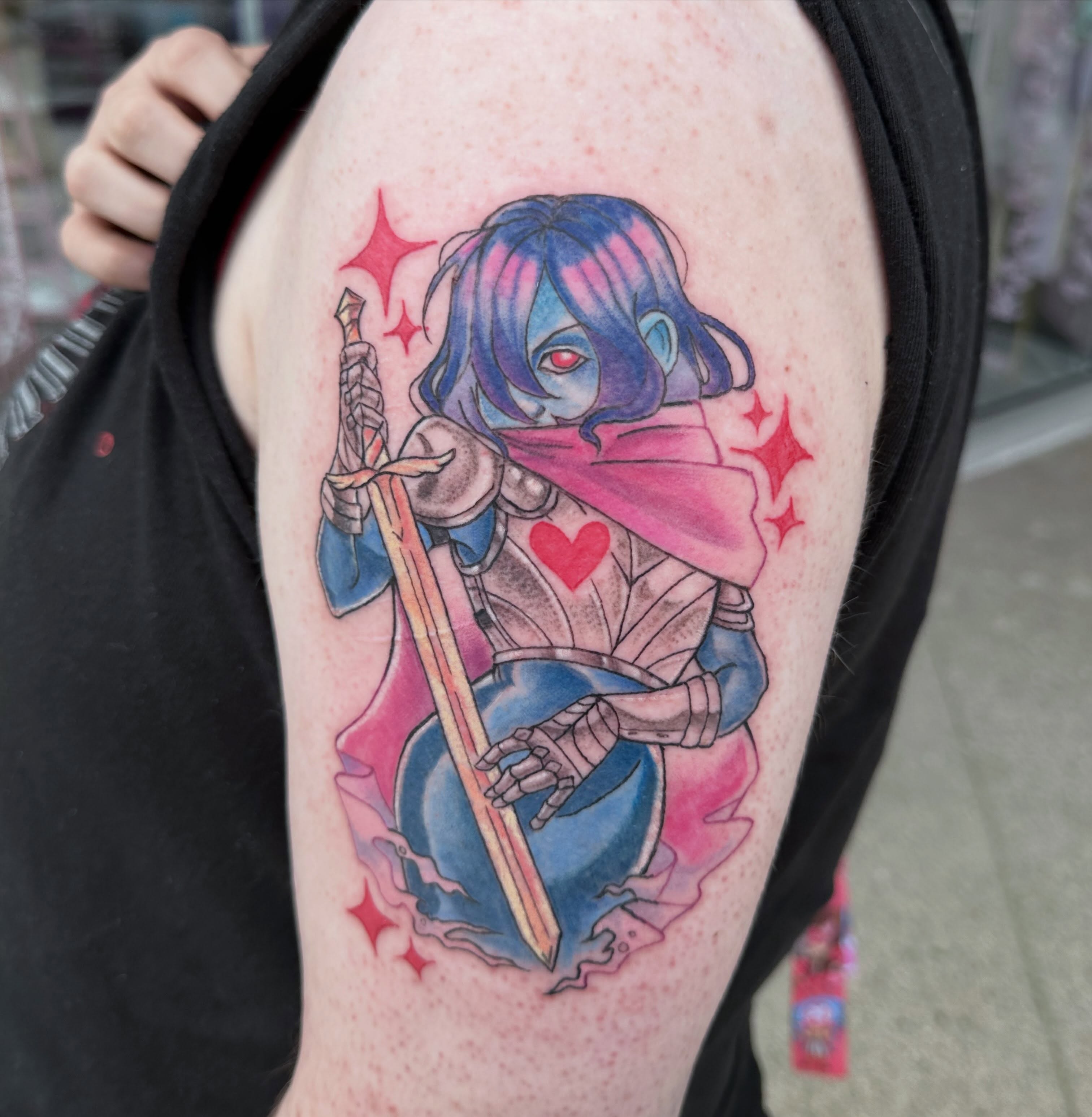 Tattoo by @pinbug — anime