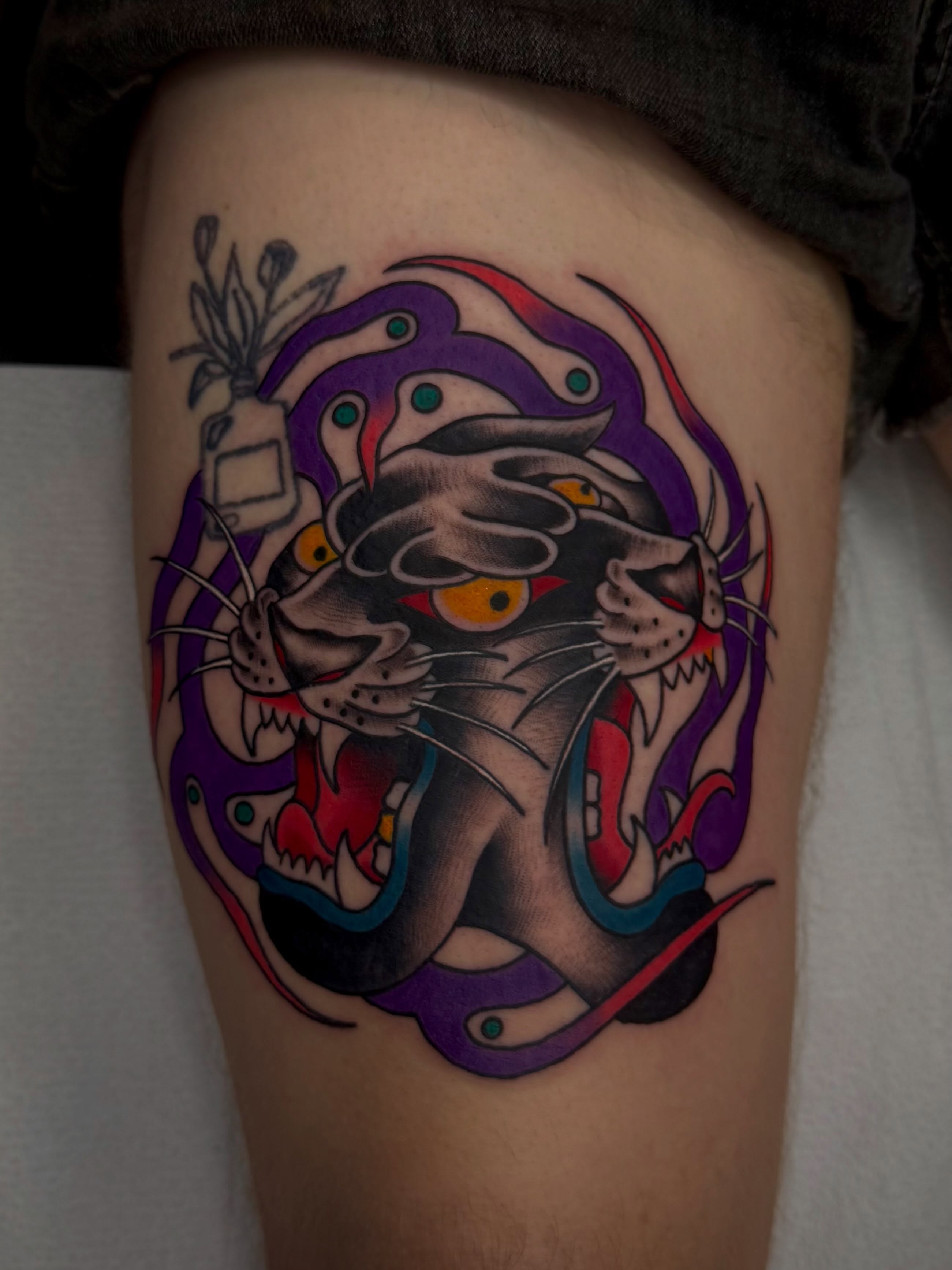 Tattoo by @loco_livin — new_school, geometric
