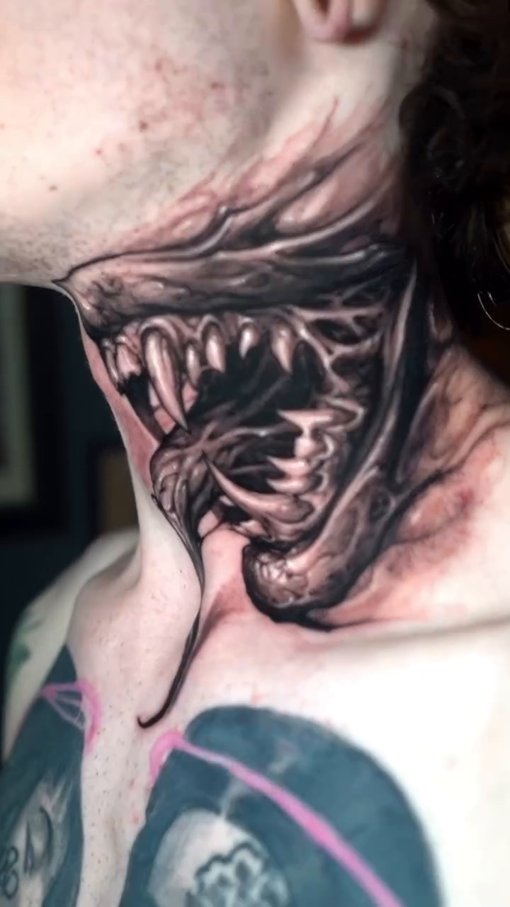 Tattoo by @roman_hide — dark_realism, black_and_grey