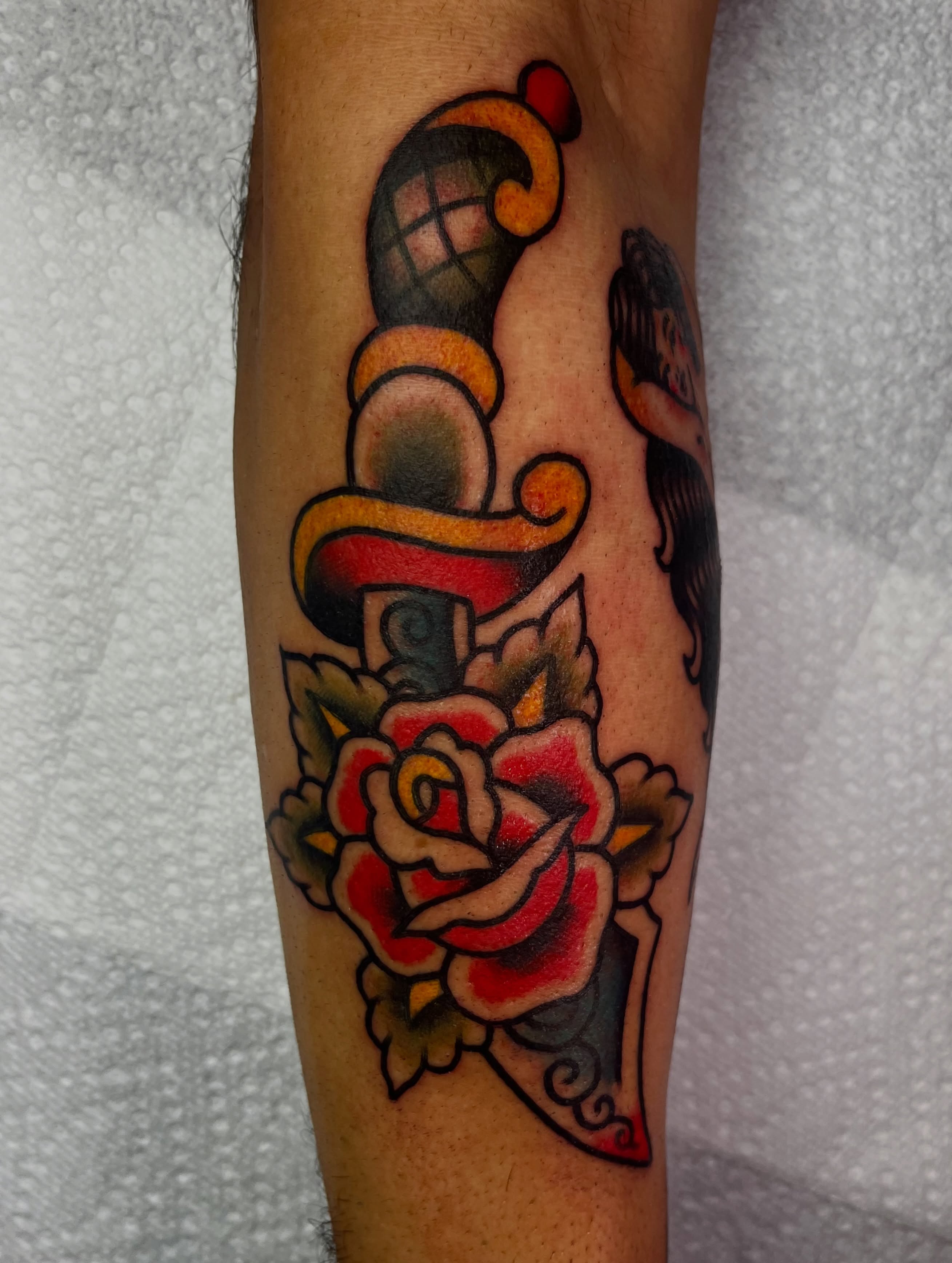Tattoo by @anchoredaweightattoo — american_traditional