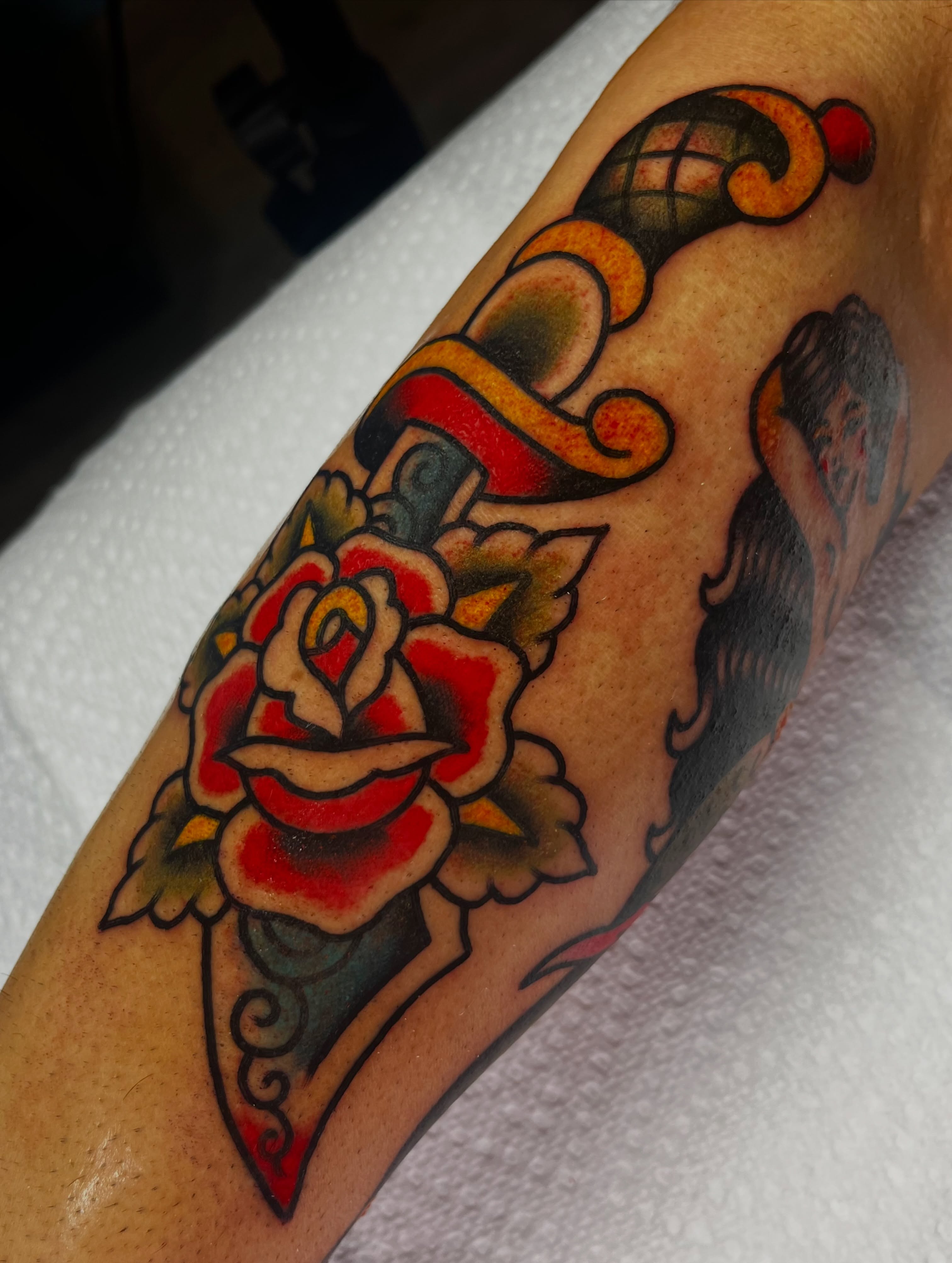 Tattoo by @anchoredaweightattoo — american_traditional