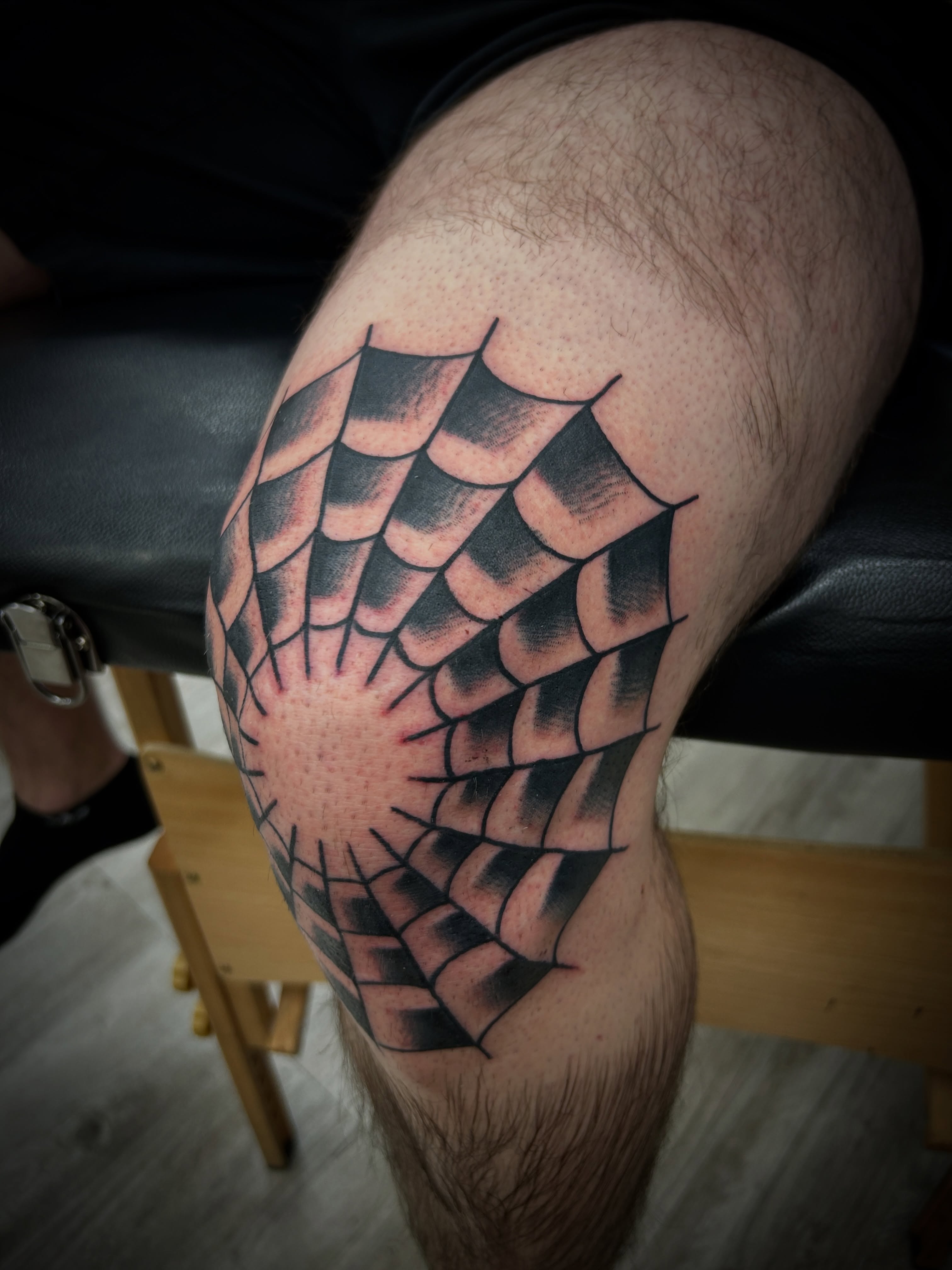 Tattoo by @ericcaudilltattoo — black_and_grey, geometric