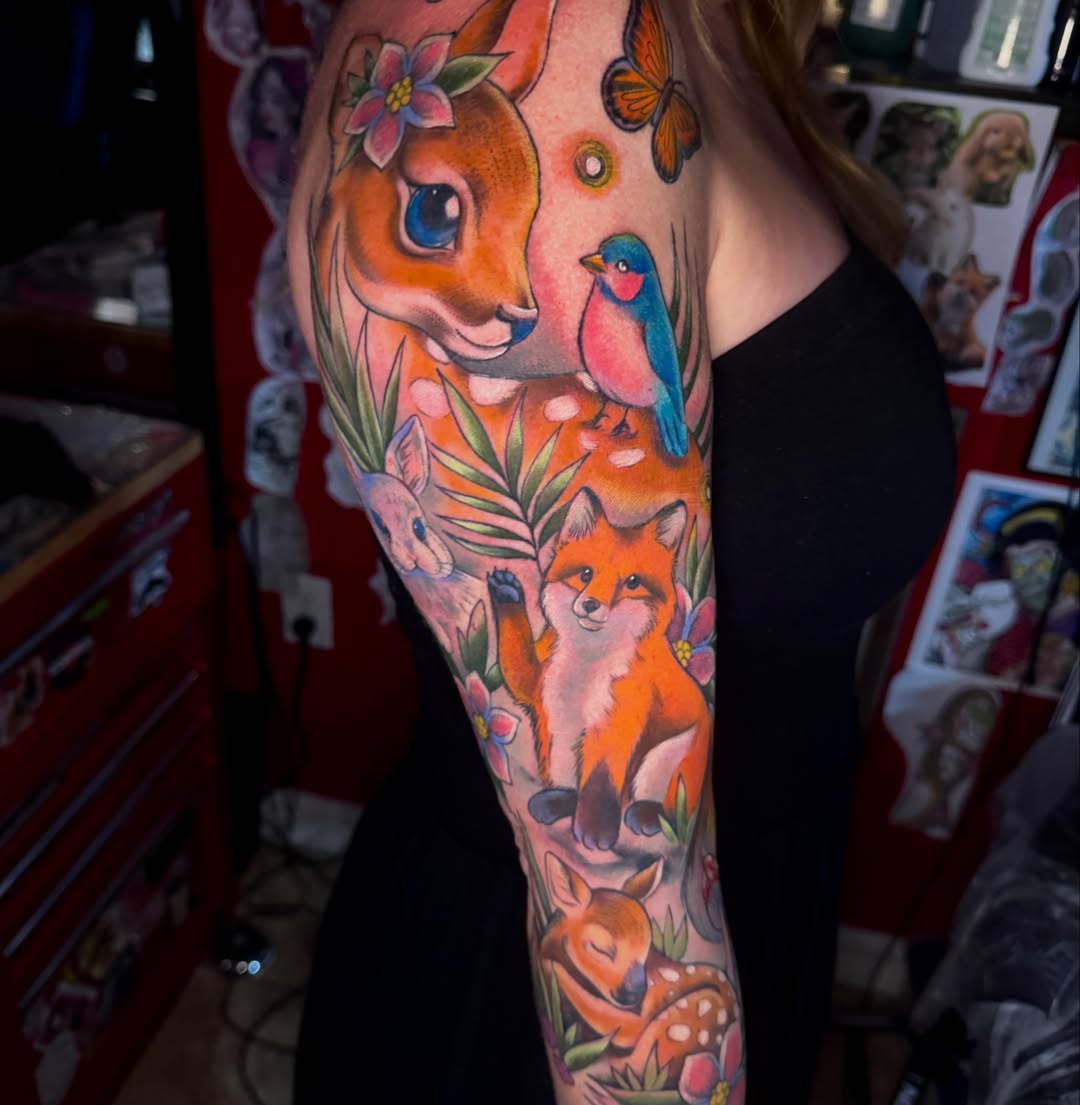 Tattoo by @noapologiestattoo — new_school, illustrative