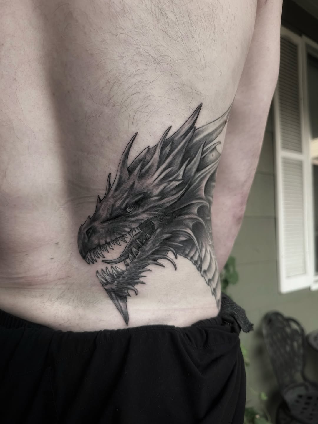 Tattoo by @sanctumsenunatattoo — realism, black_and_grey