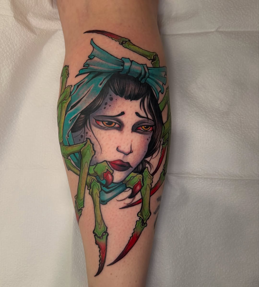 Tattoo by @aaronbtattoo — dark_realism