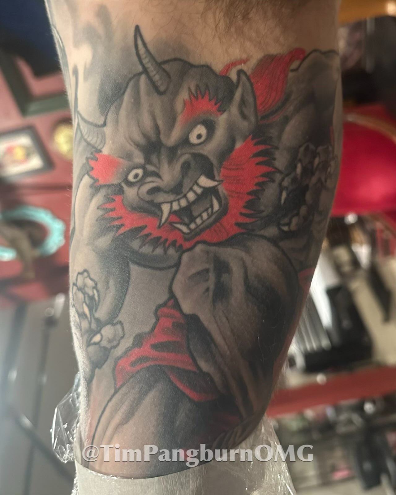 Tattoo by @timpangburnomg — american_traditional, dark_realism
