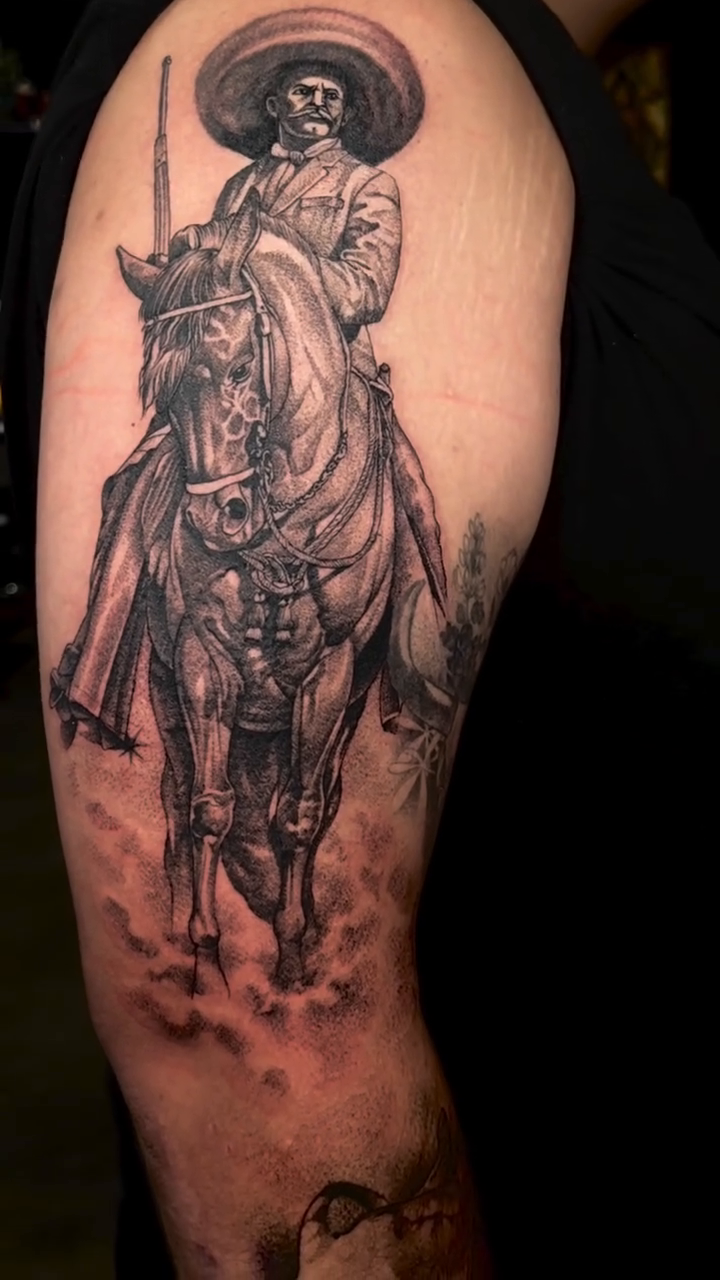 Tattoo by @lujanink — realism, black_and_grey