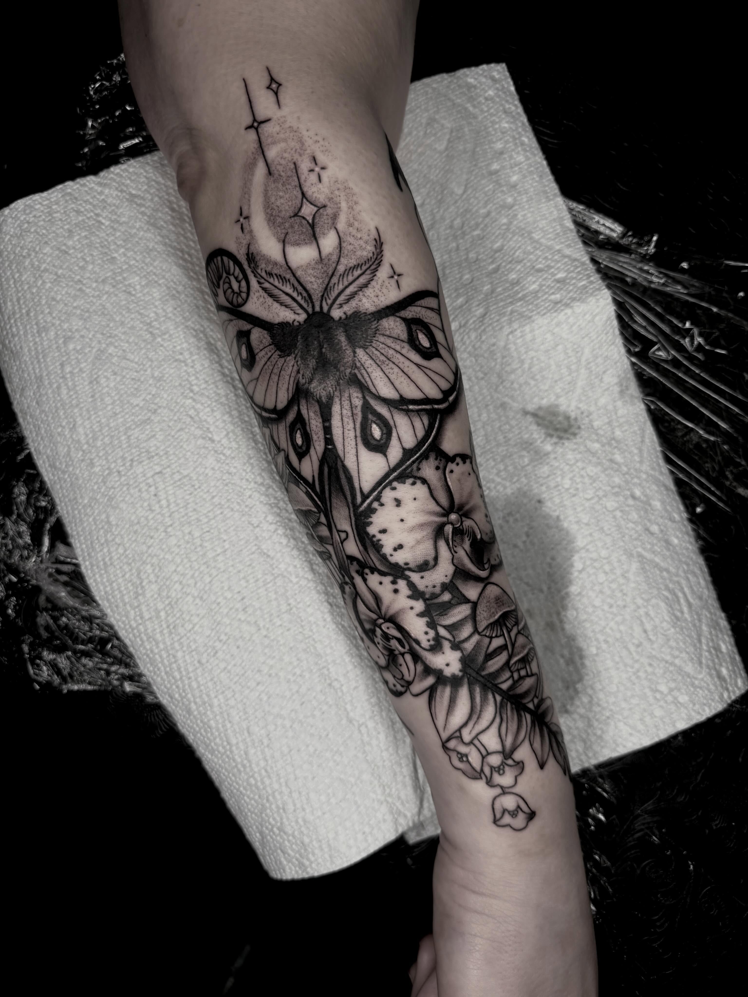 Tattoo by @whip_spurstattoo — black_and_grey, realism